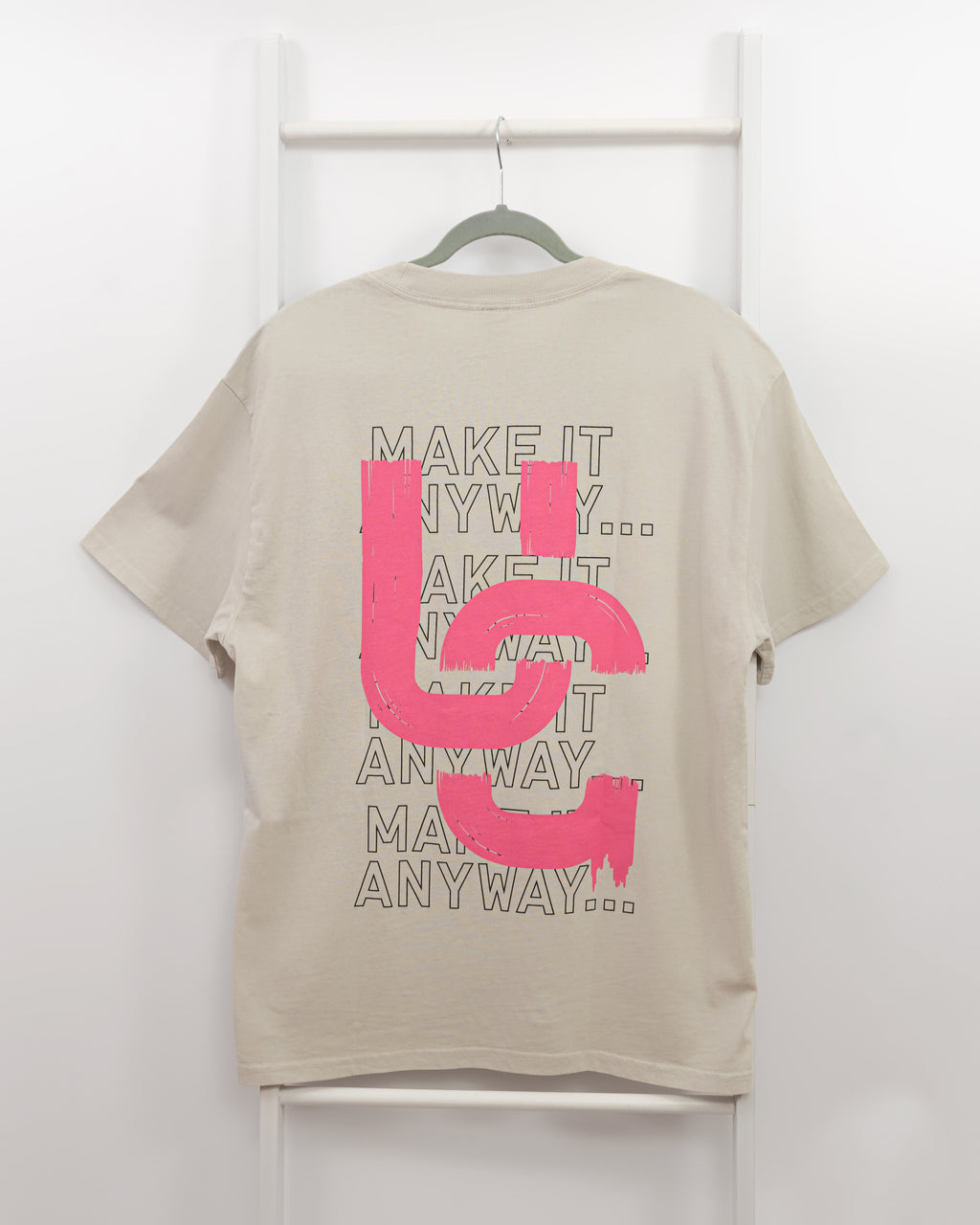 MIA Faded T-Shirt (Bone/Pink)