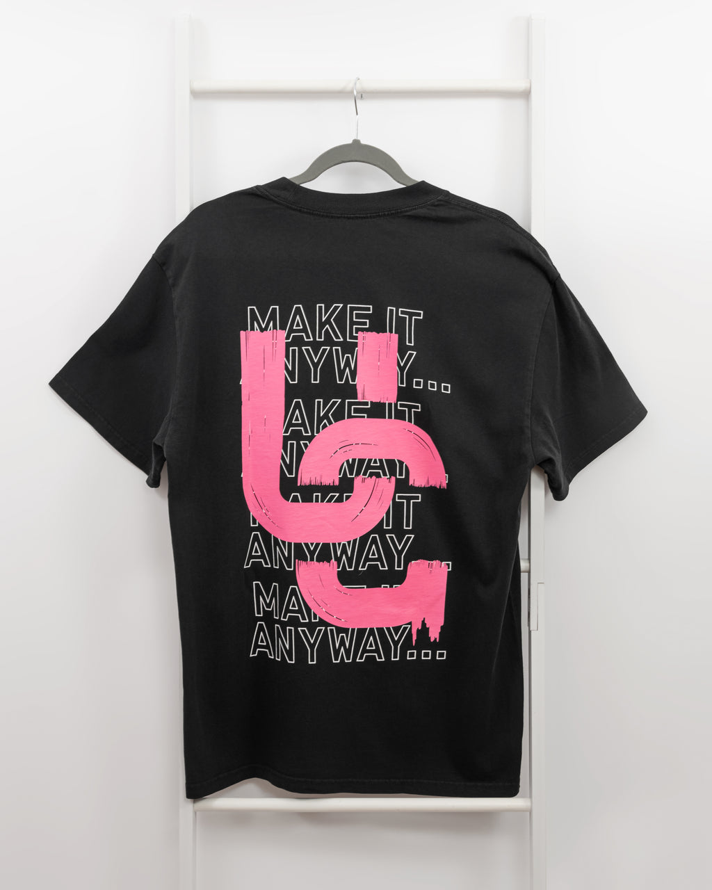 MIA Faded T-Shirt (Black/Pink)