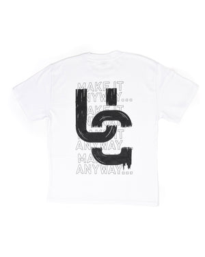 MIA Faded T-Shirt (White/Black)