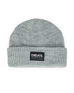 Create. London Cable Beanie - Grey
