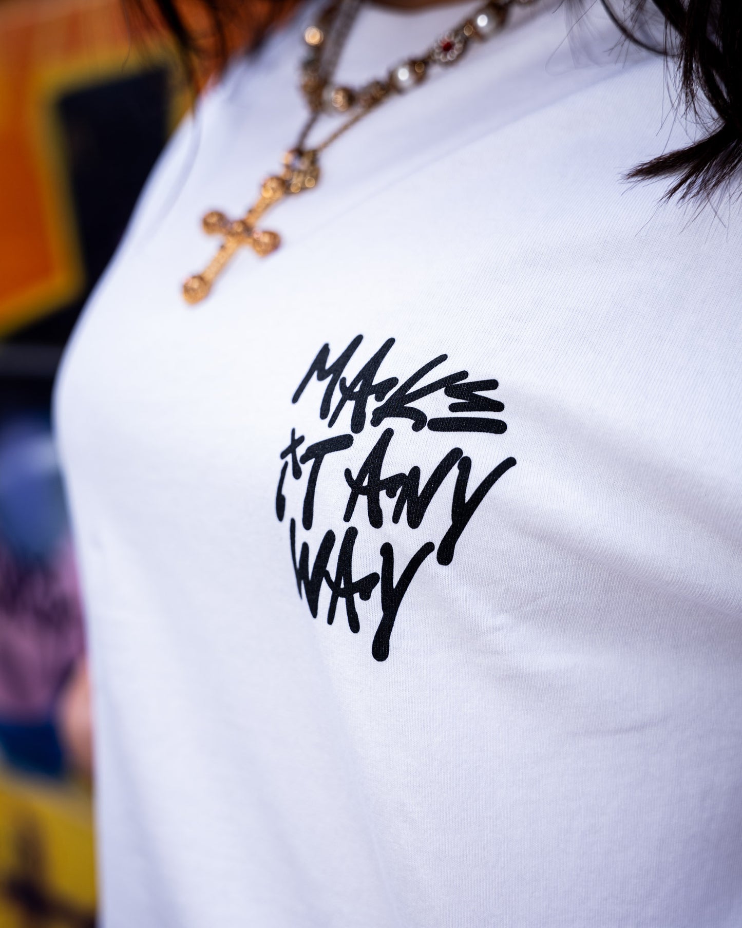 Make It Any Way AW25 T-Shirt (White / Black)