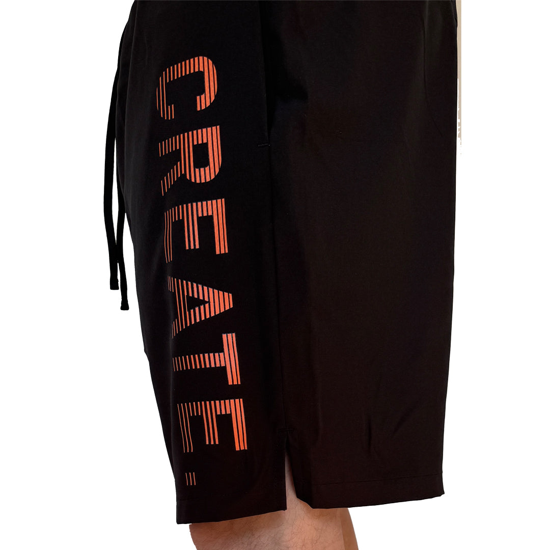 CREATE. Active Shorts (Black / Orange)