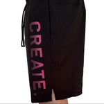 CREATE. Active Shorts (Black / Pink)