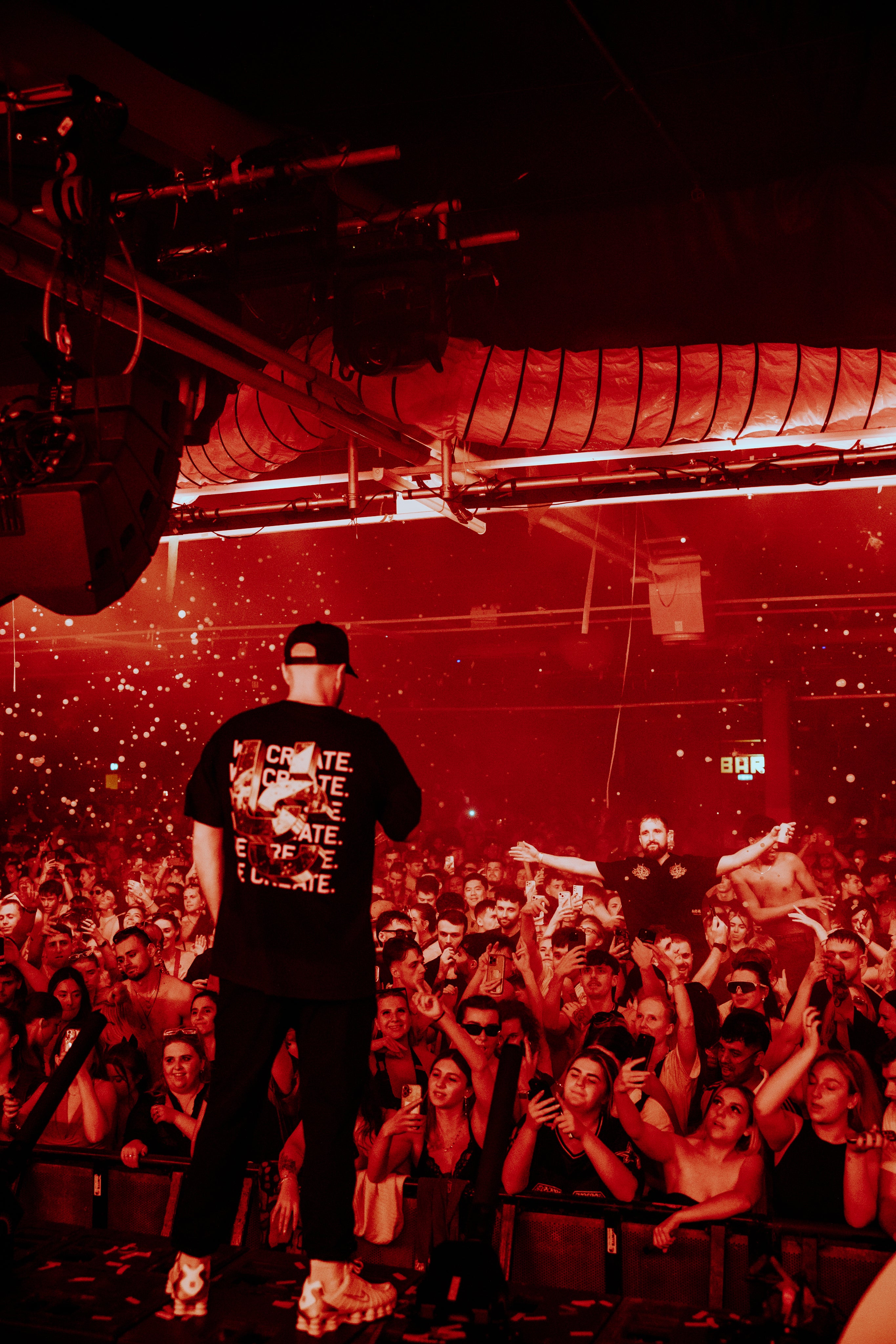 We Create 3D UC AW25 T-Shirt Black / Orange)