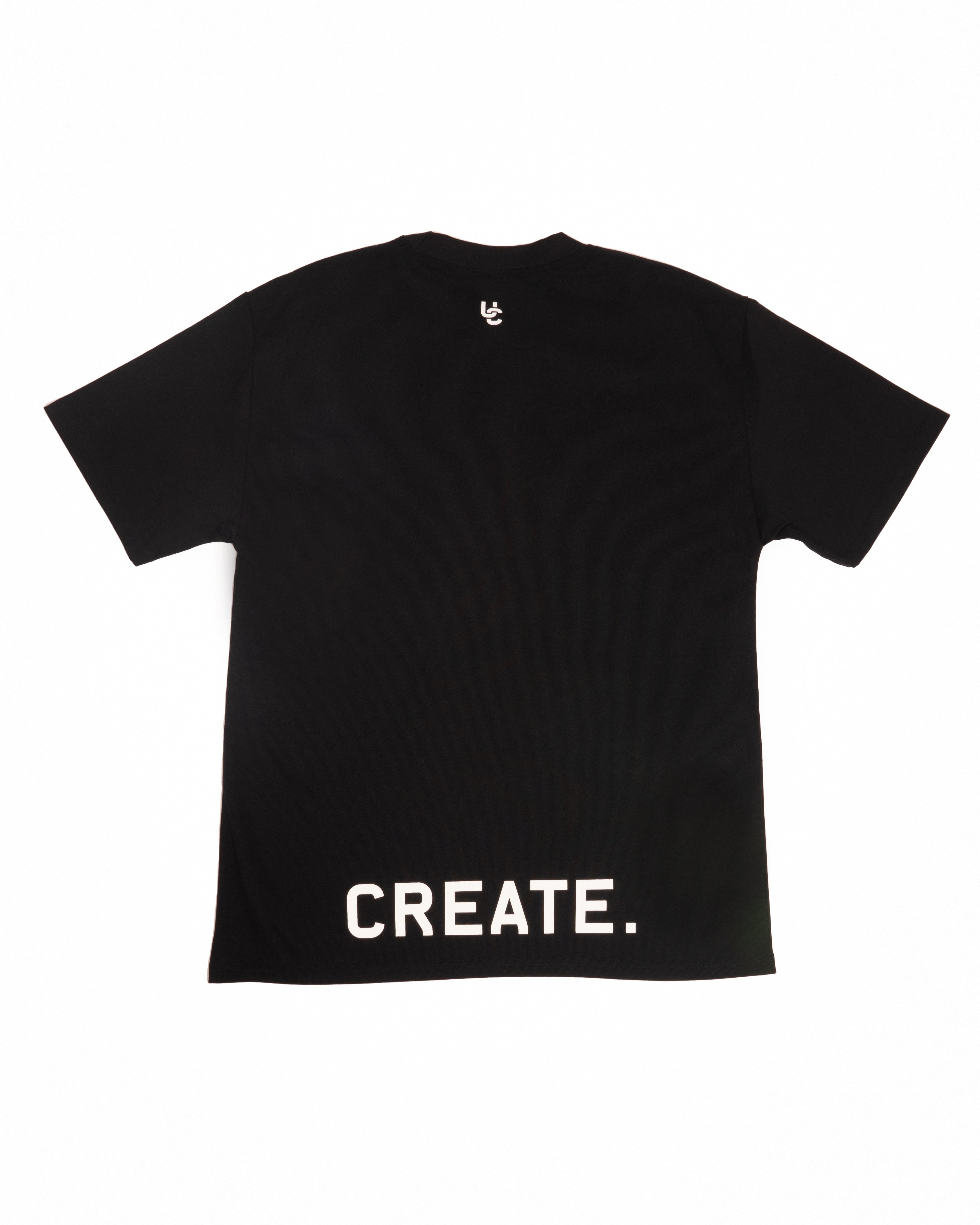 Oversized CREATE. T-Shirt - Black