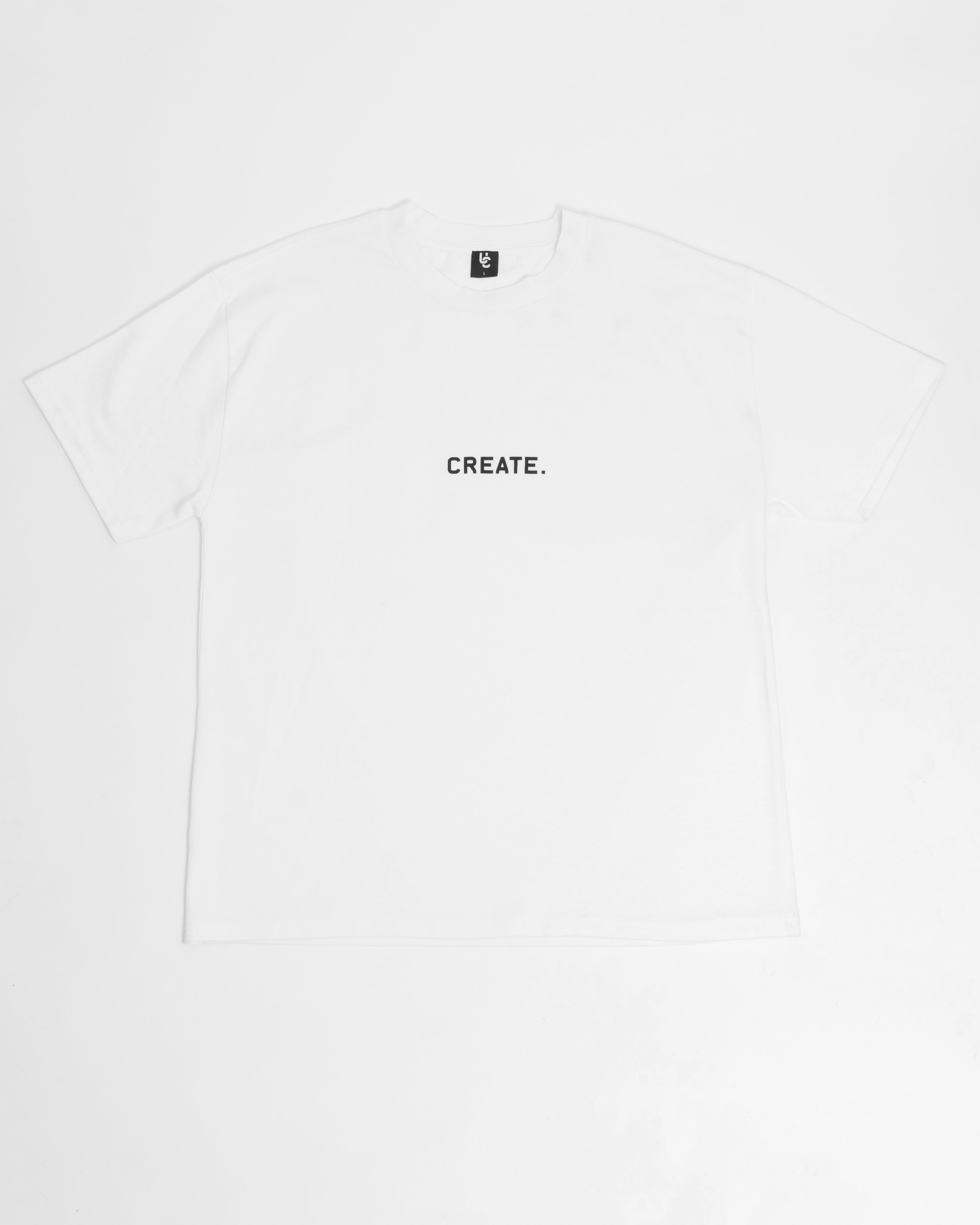 Oversized CREATE. T-Shirt - White