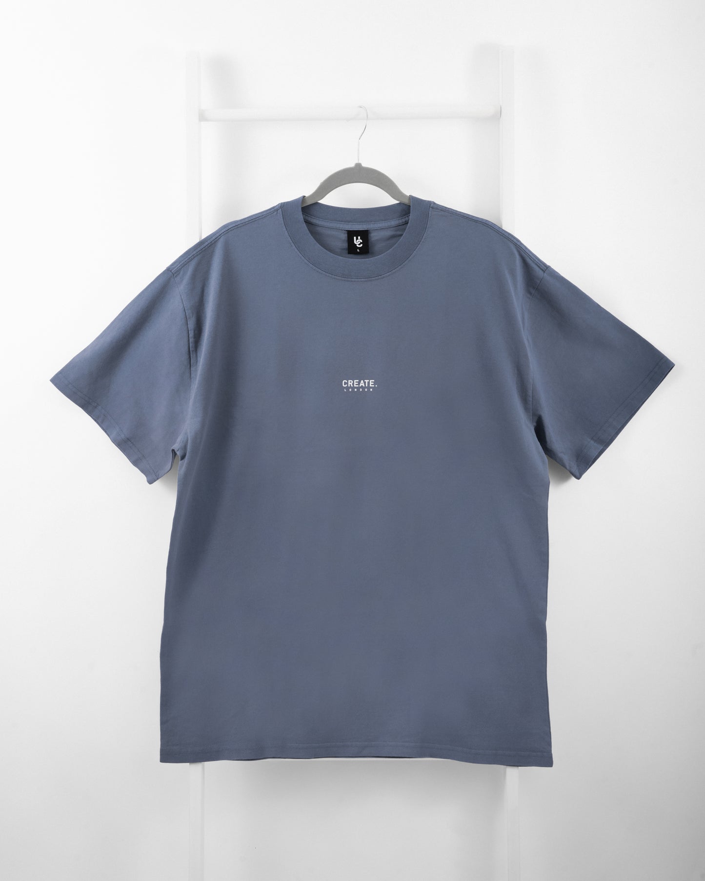 Heritage 25 T-Shirt (Faded Blue / White)