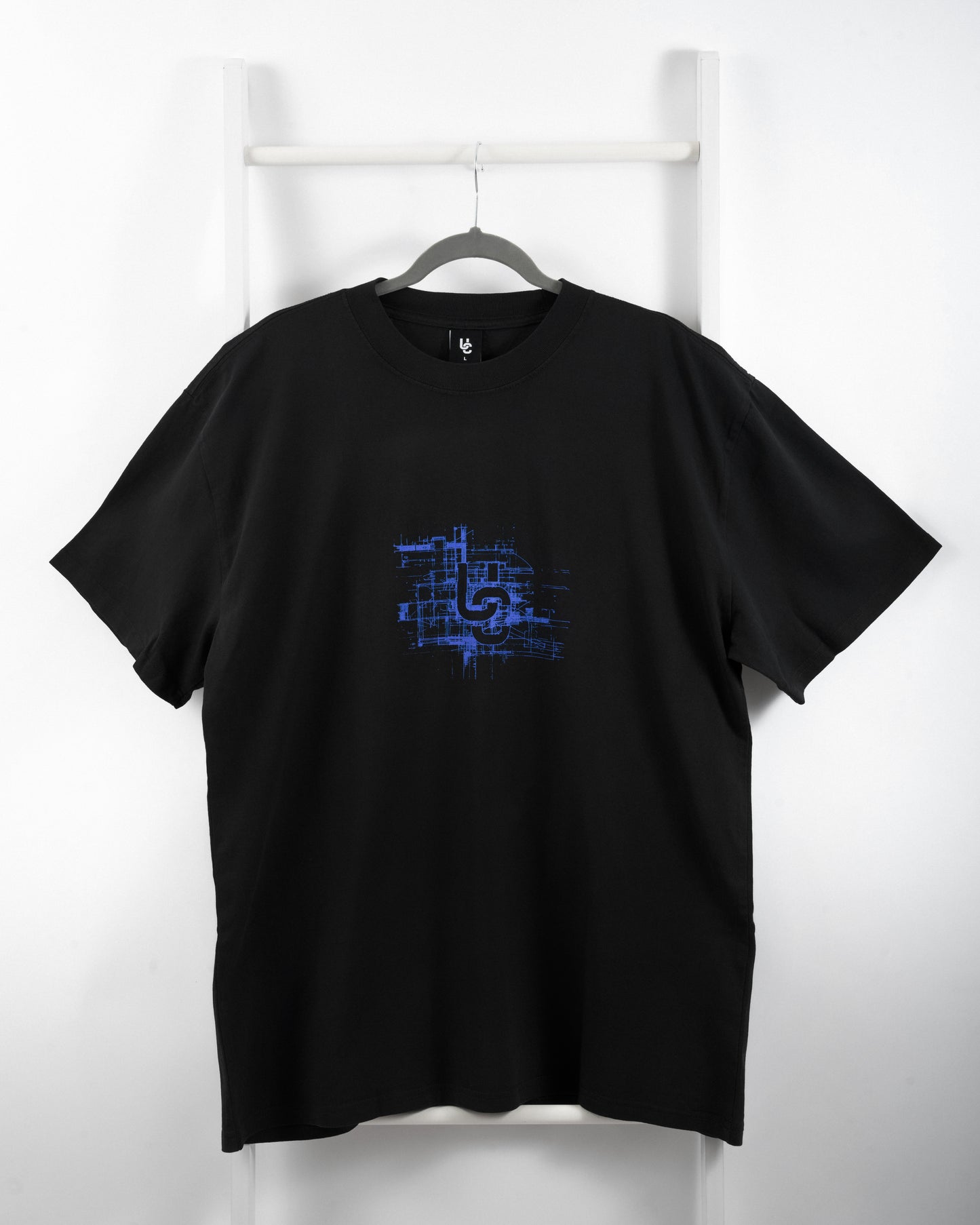 Blueprint T-Shirt (Black / Blue)