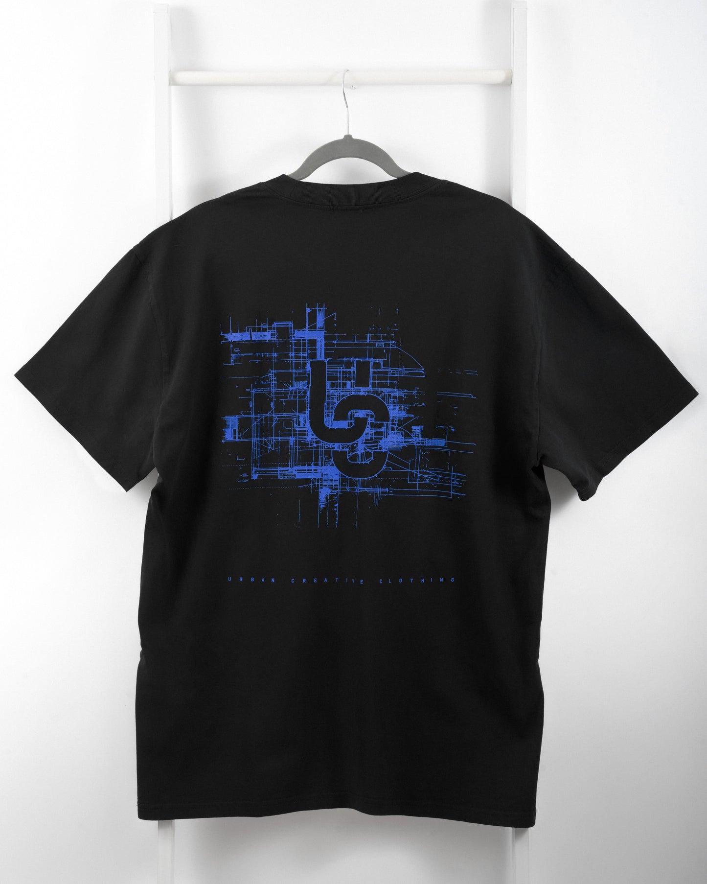 Blueprint T-Shirt (Black / Blue)