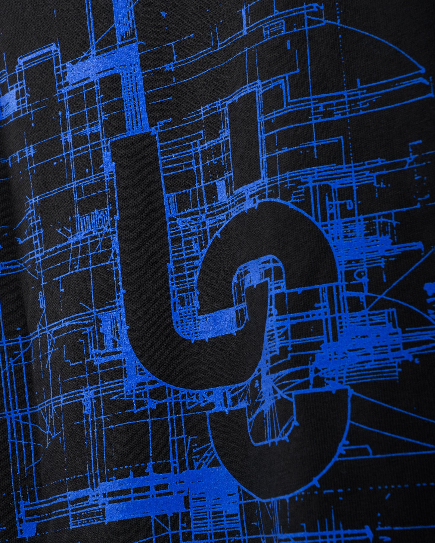 Blueprint T-Shirt (Black / Blue)