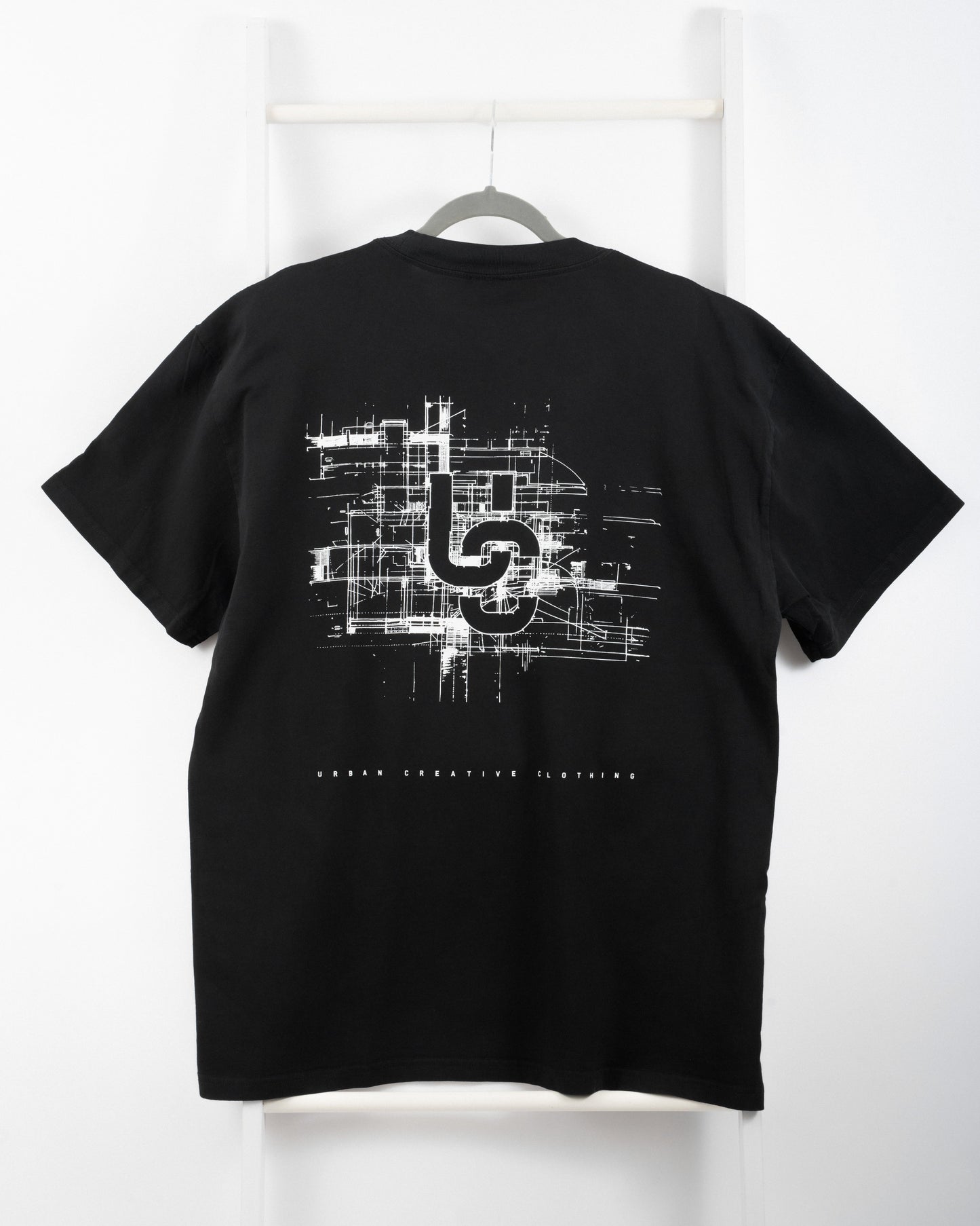 Blueprint T-Shirt (Black / White)