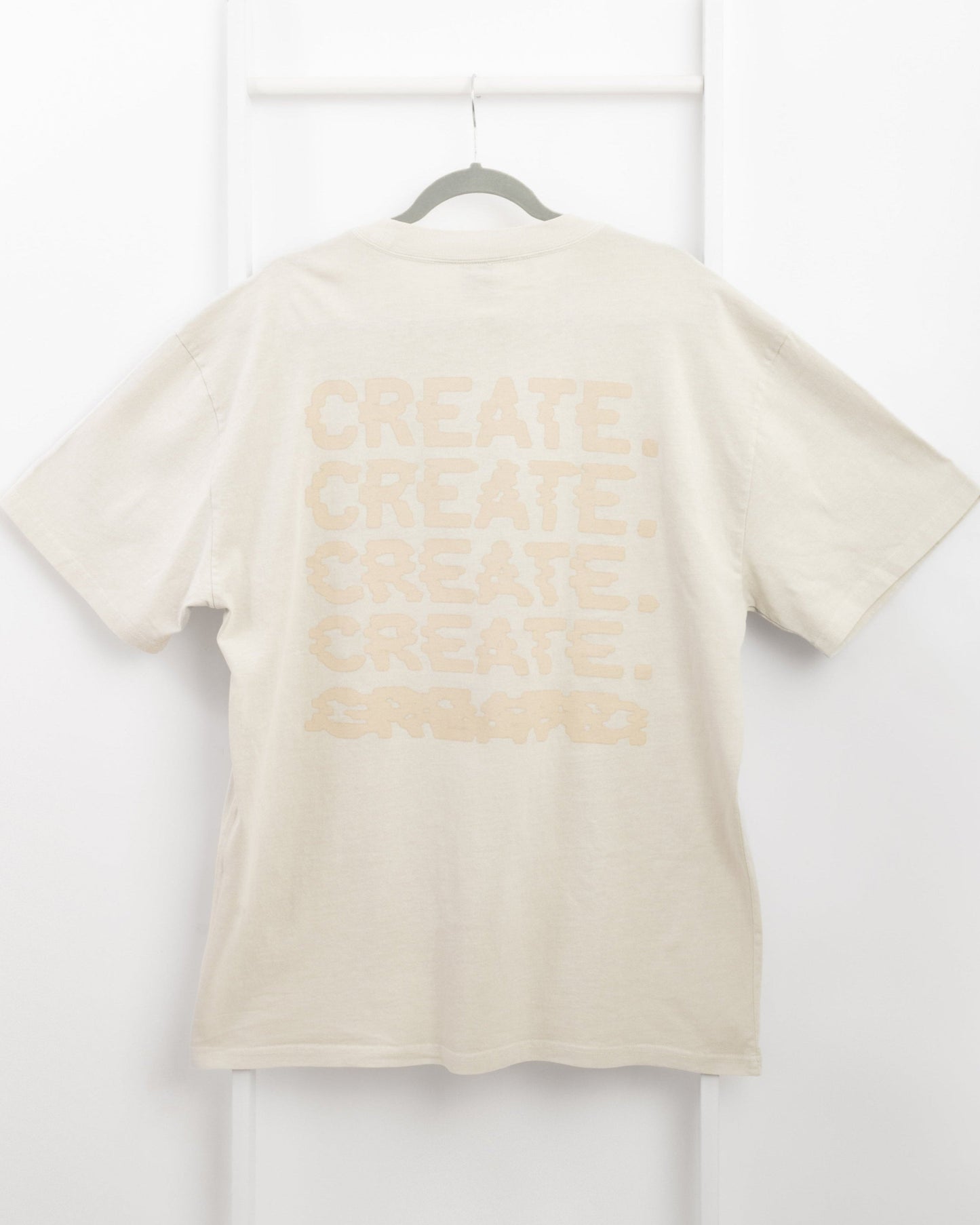 Glitch T Shirt (Faded Bone)