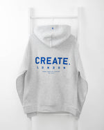 CREATE. London Heritage Hood (Heather Grey / Royal Blue)