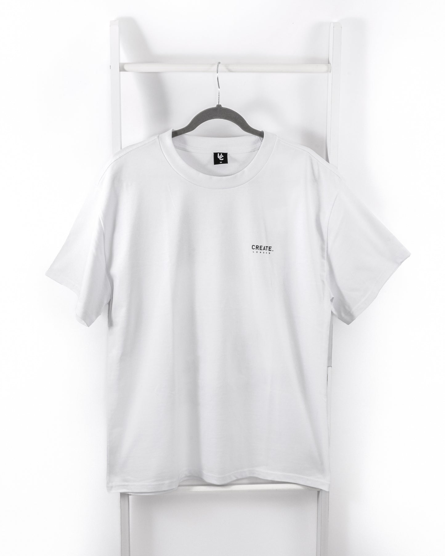 Creative 'Wormhole' T-Shirt (Faded White)