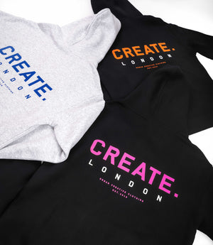 CREATE. London Heritage Hood (Black / Pink)