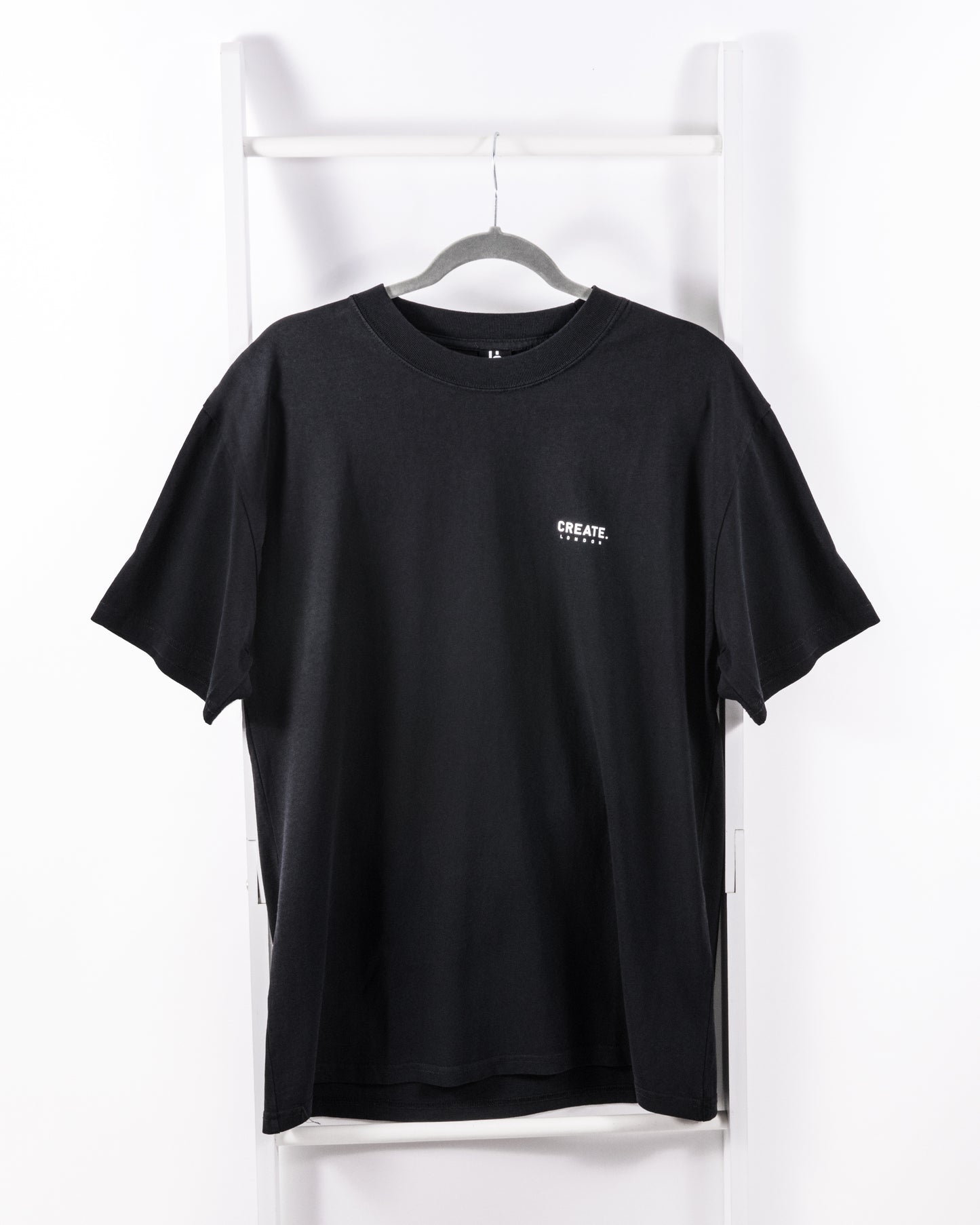 Creative 'Wormhole' T-Shirt (Faded Black)