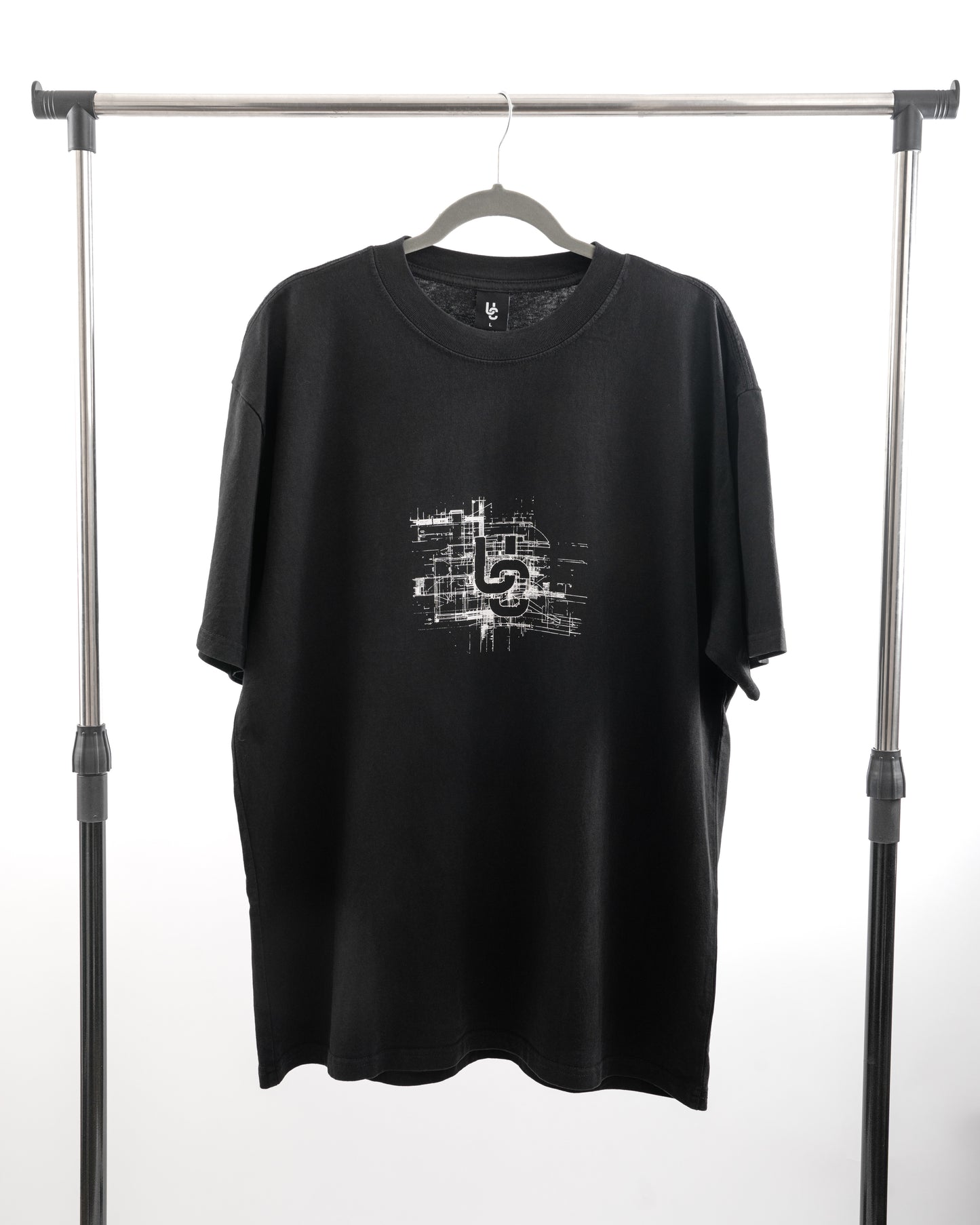 Blueprint T-Shirt (Black / White)