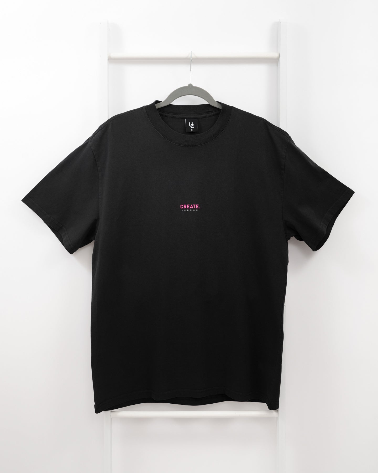 CREATE. London Heritage T-Shirt (Black/Pink)