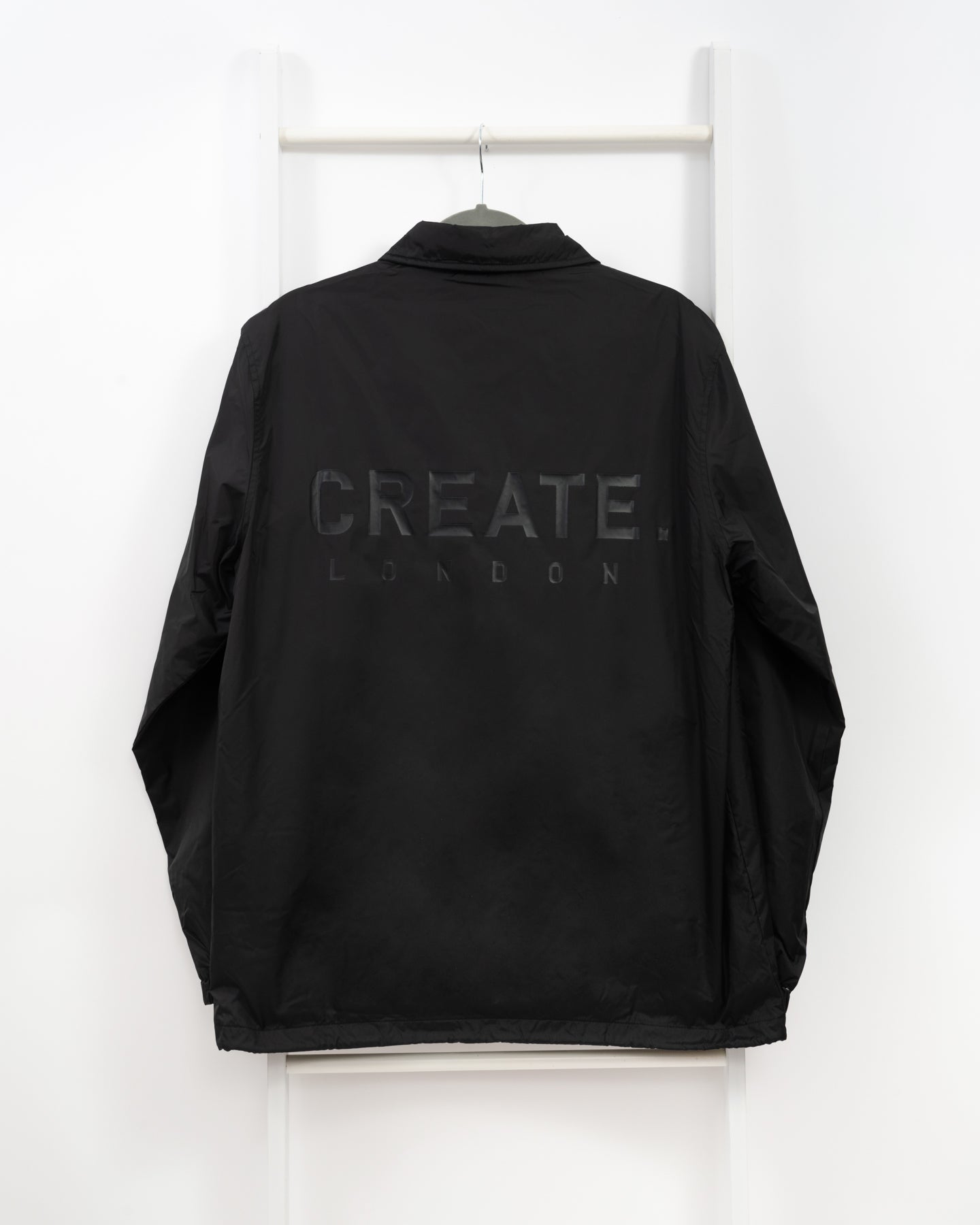 CREATE. London Coach Jacket (Black on Black)