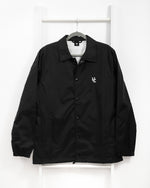 CREATE. London Coach Jacket (White on Black)