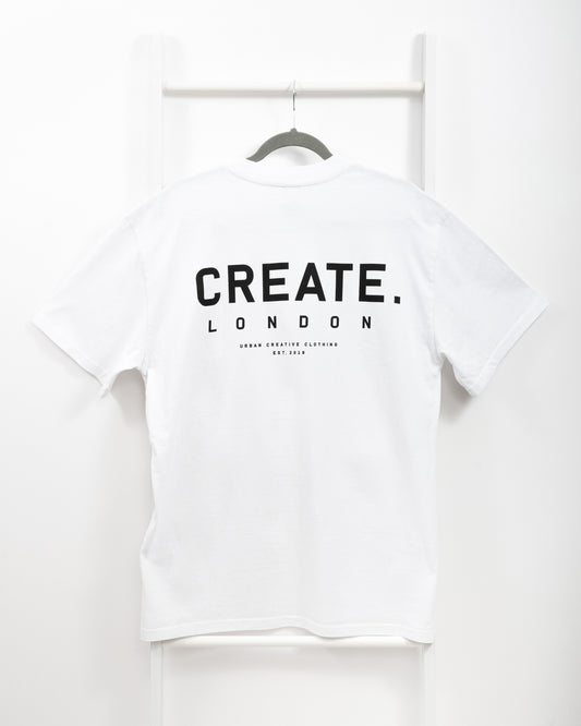 CREATE. London Heritage T-Shirt (White/Black)