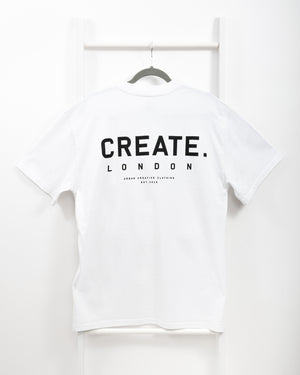 CREATE. London Heritage T-Shirt (White/Black)