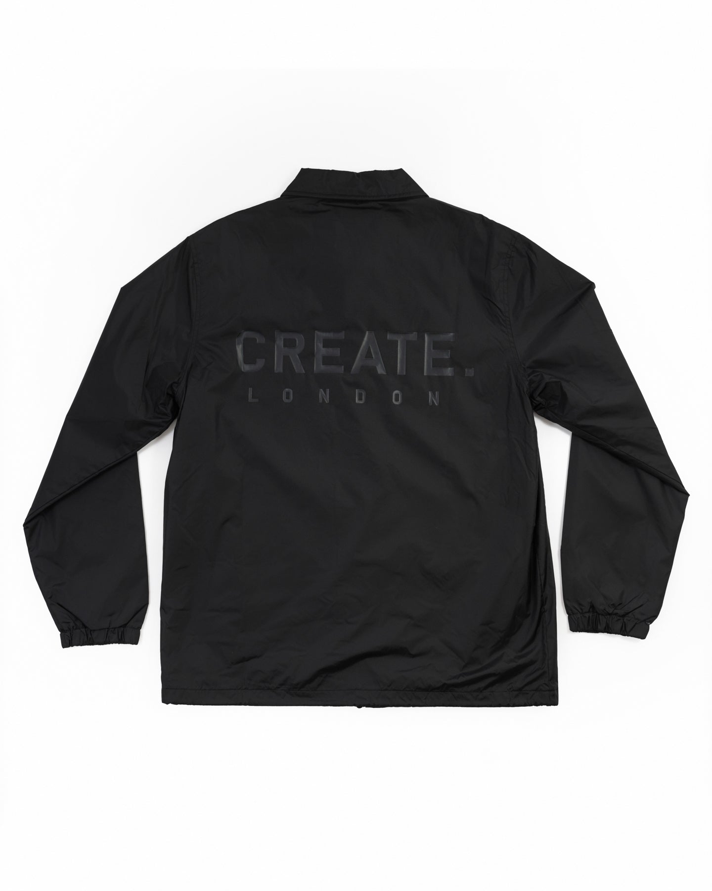 CREATE. London Coach Jacket (Black on Black)