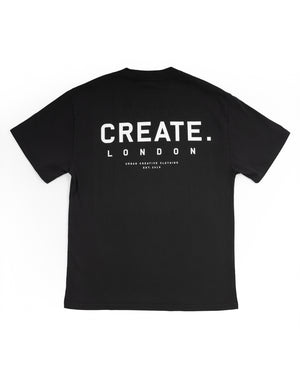 CREATE. London Heritage T-Shirt (Black/White)