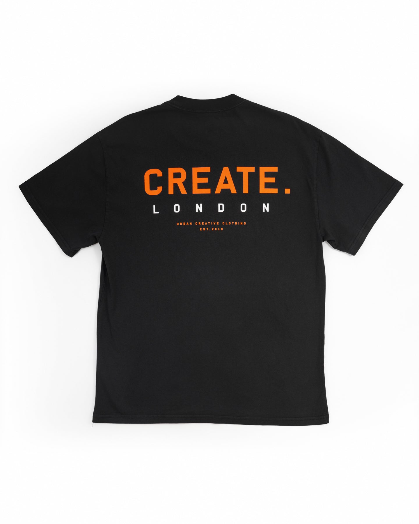 CREATE. London Heritage T-Shirt (Black/Orange)