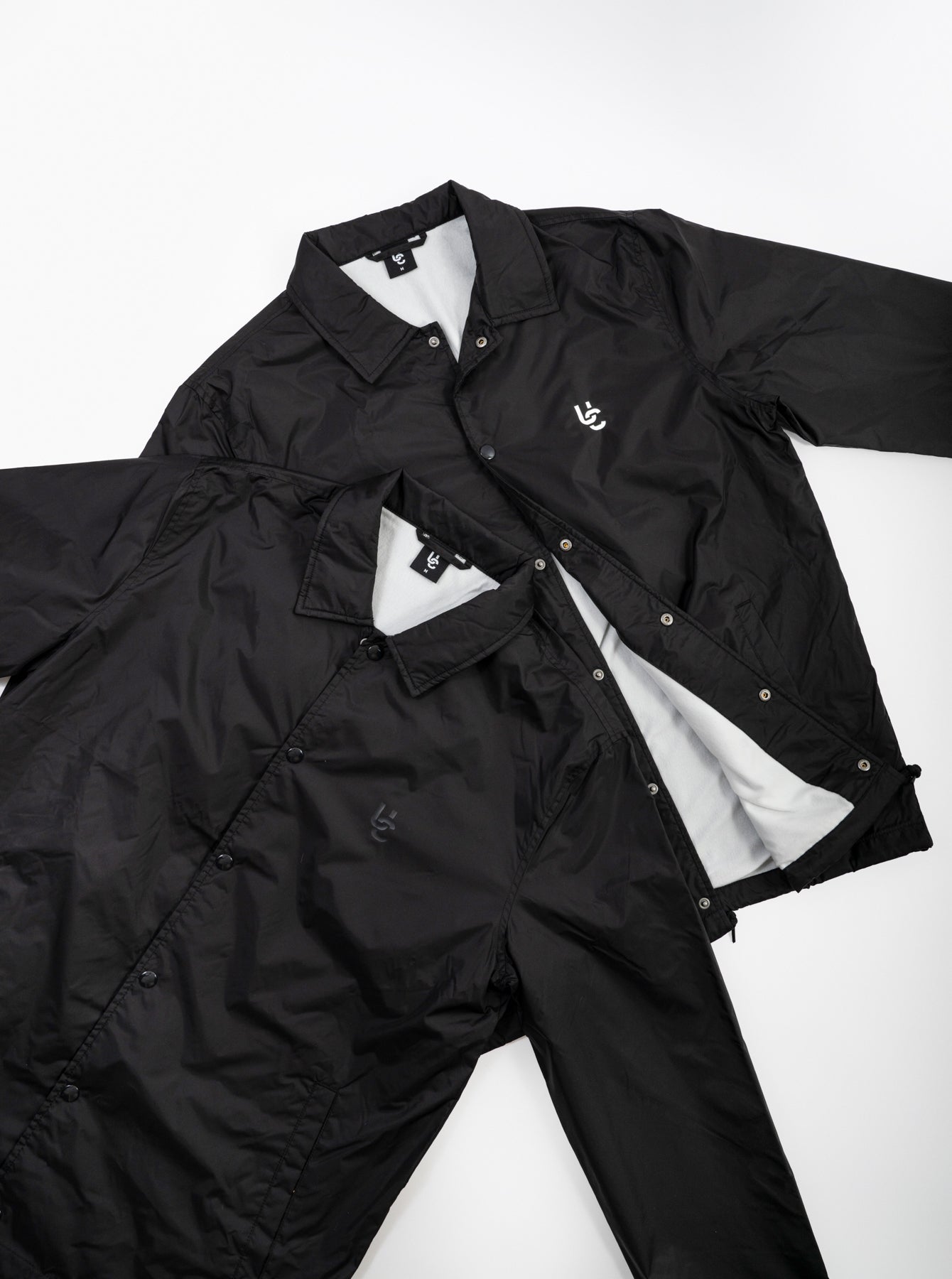 CREATE. London Coach Jacket (Black on Black)