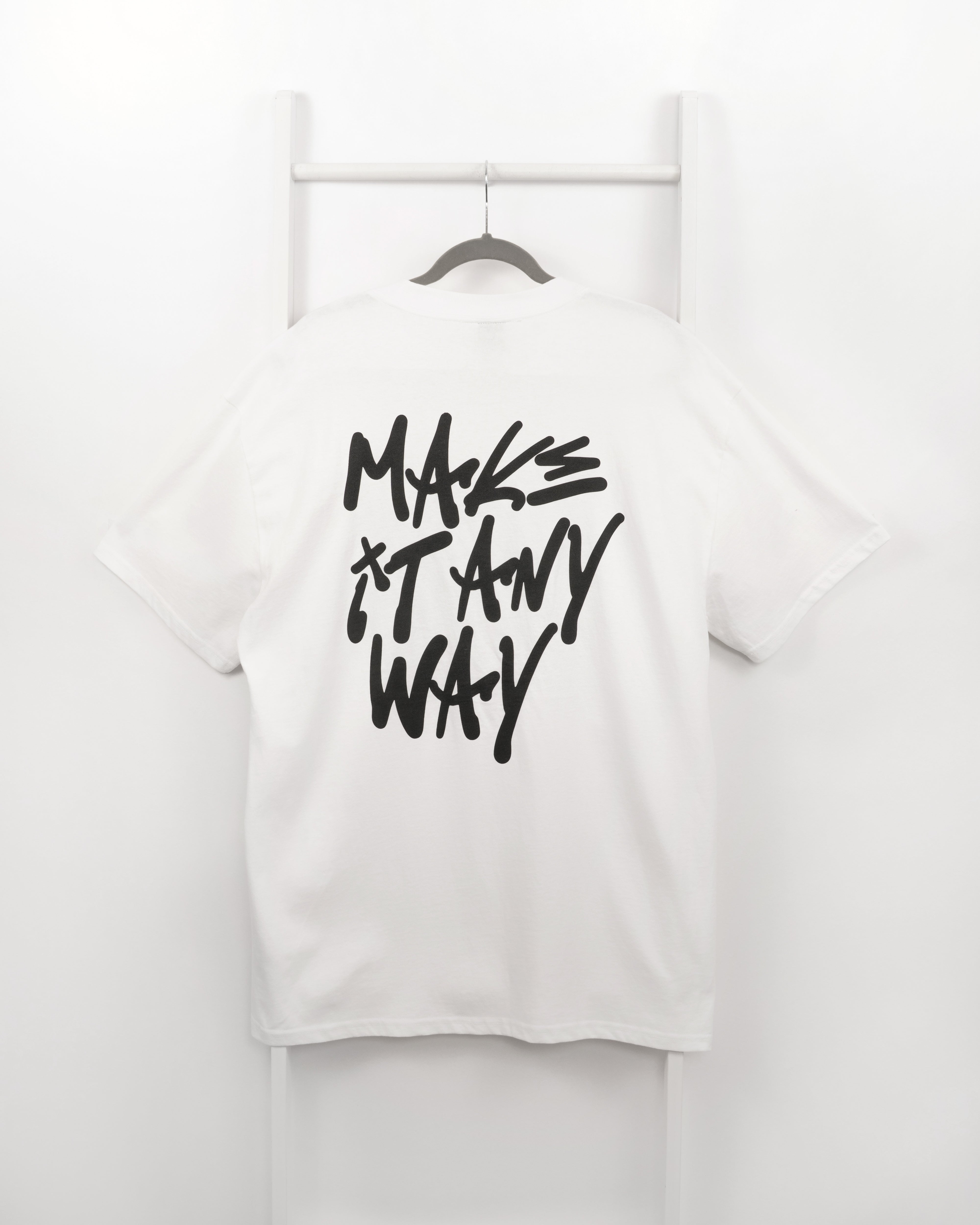 Make It Any Way AW25 T-Shirt (White / Black)