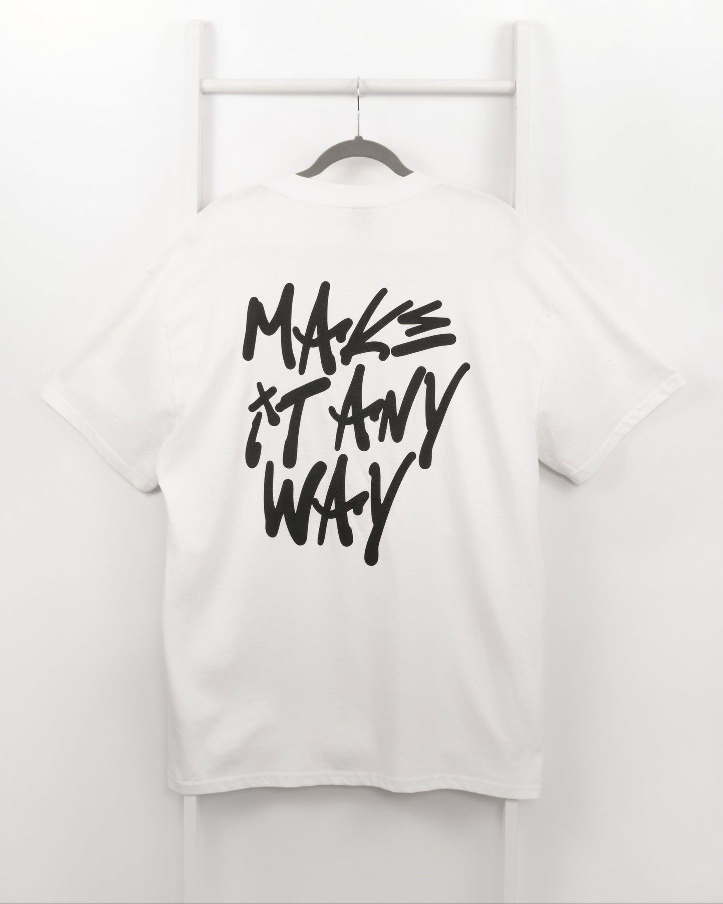 Make It Any Way AW25 T-Shirt (White / Black)