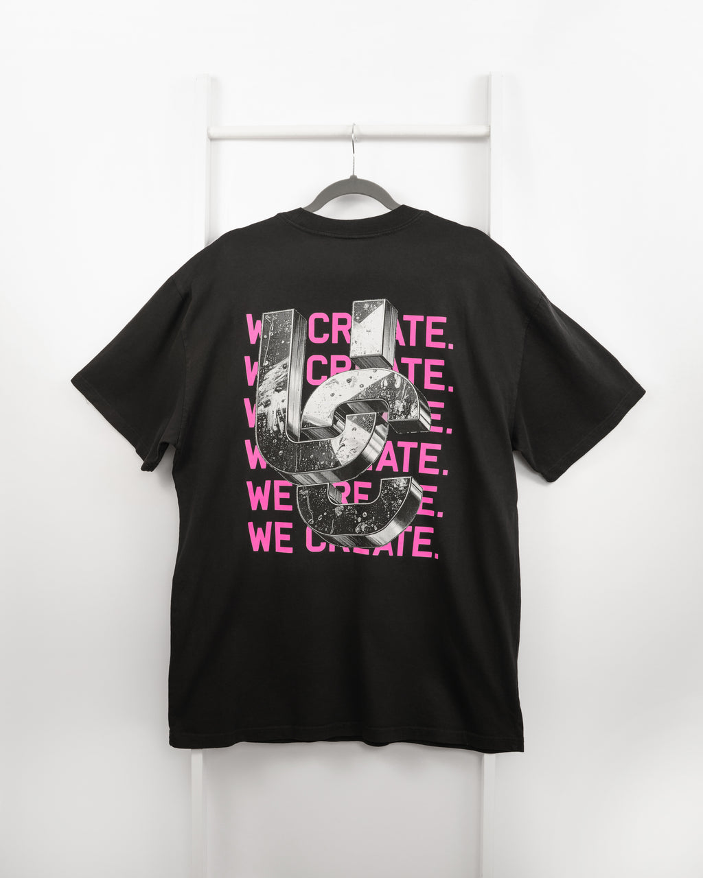 We Create 3D UC AW25 T-Shirt (Black / Pink)
