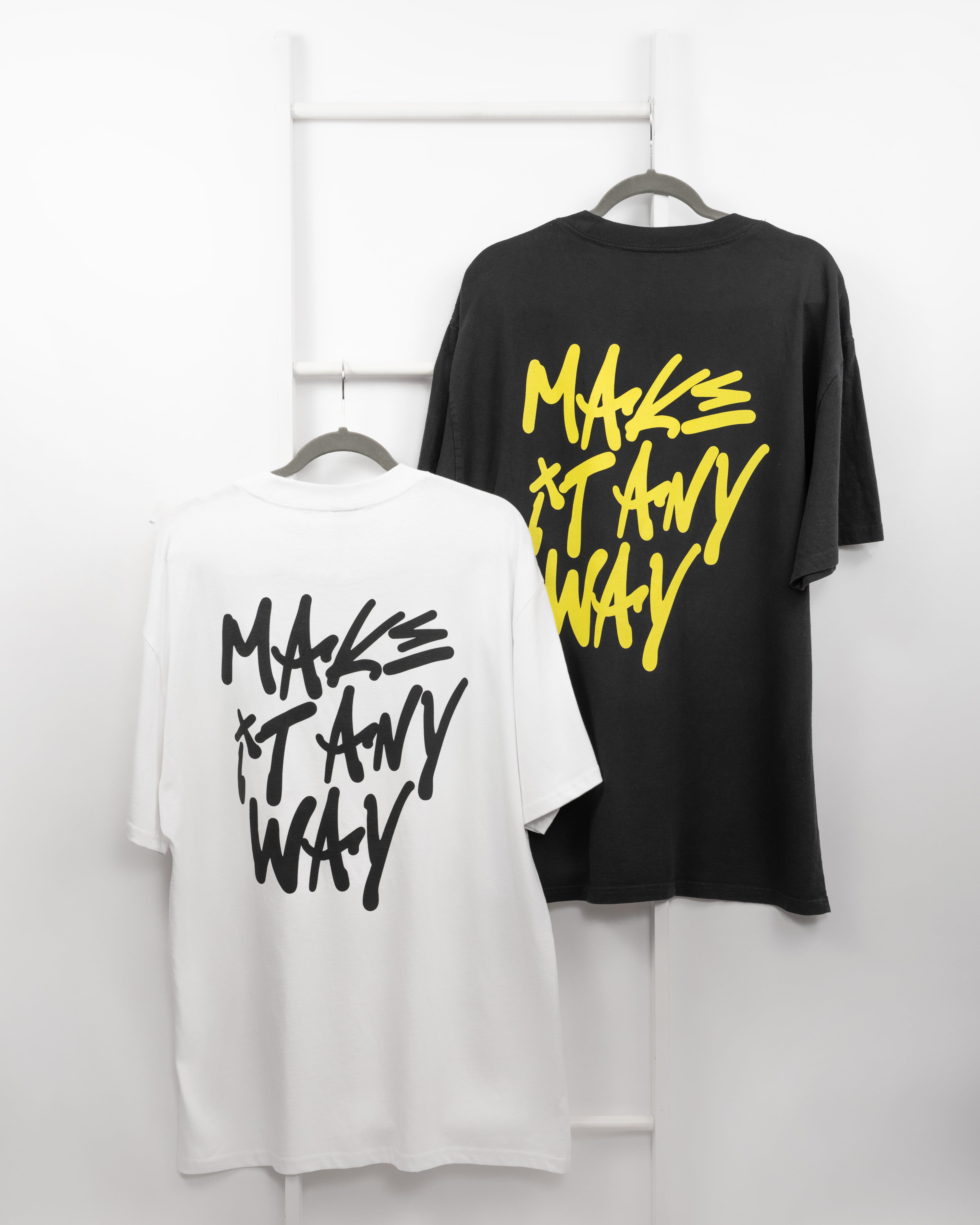 Make It Any Way AW25 T-Shirt (White / Black)