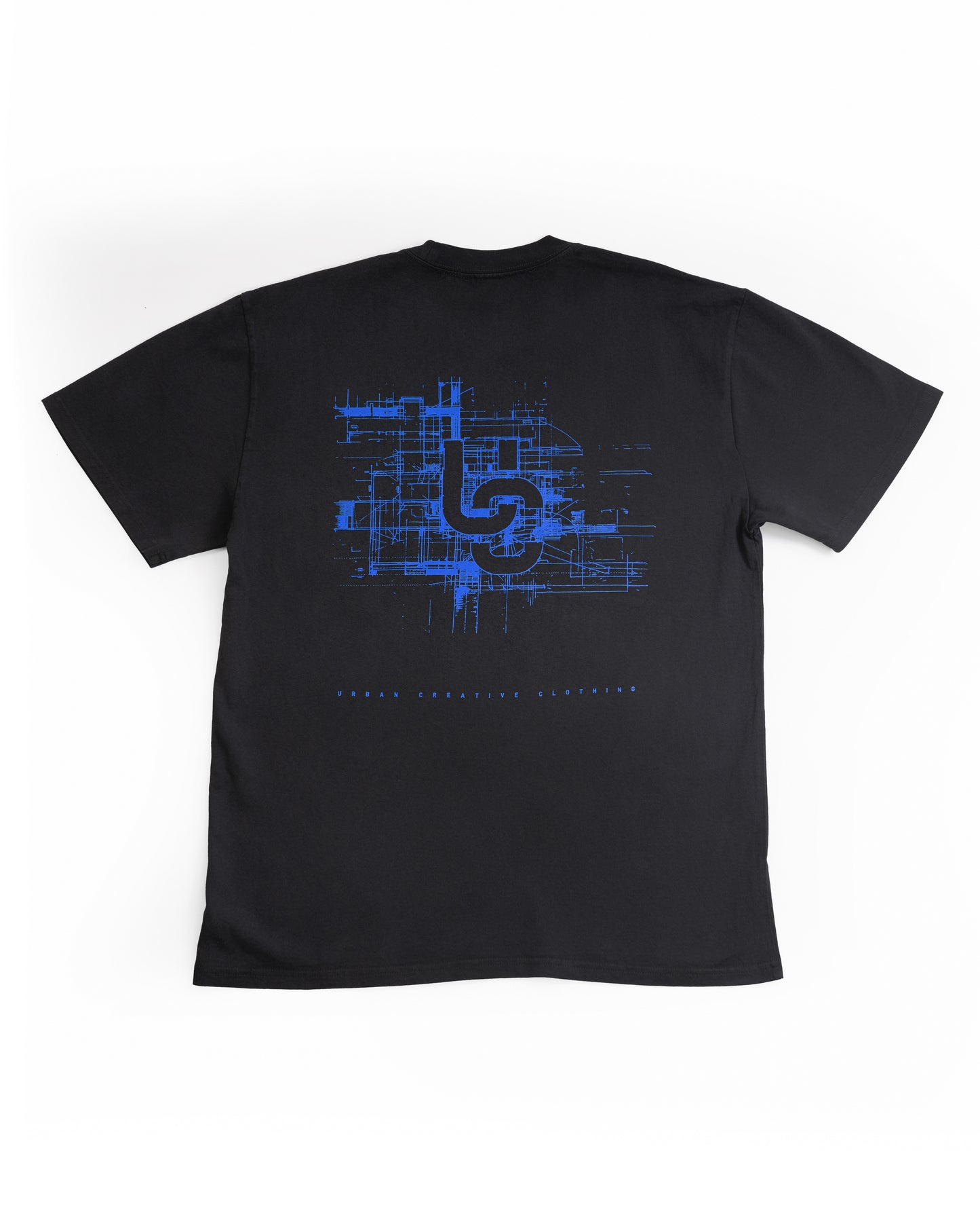 Blueprint T-Shirt (Black / Blue)