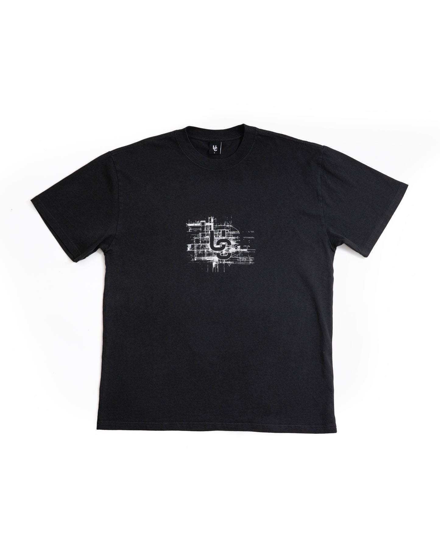 Blueprint T-Shirt (Black / White)