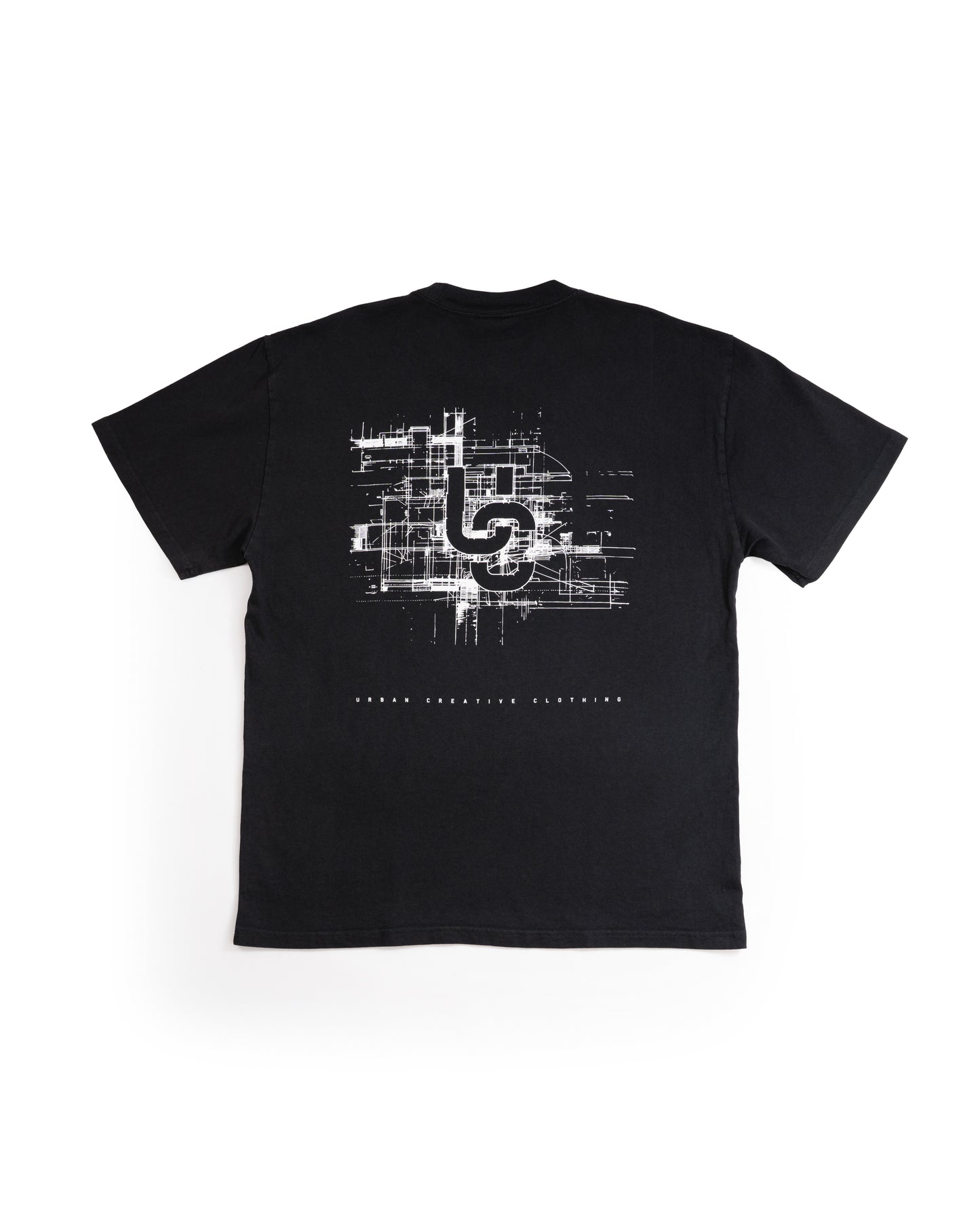 Blueprint T-Shirt (Black / White)