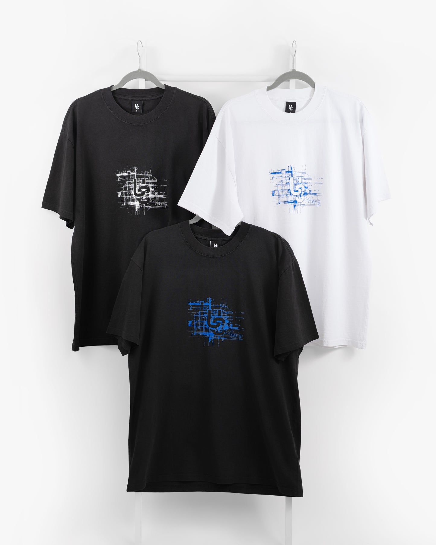 Blueprint T-Shirt (Black / White)