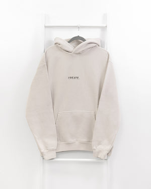 CREATE. Essentials Hood (Faded Bone)