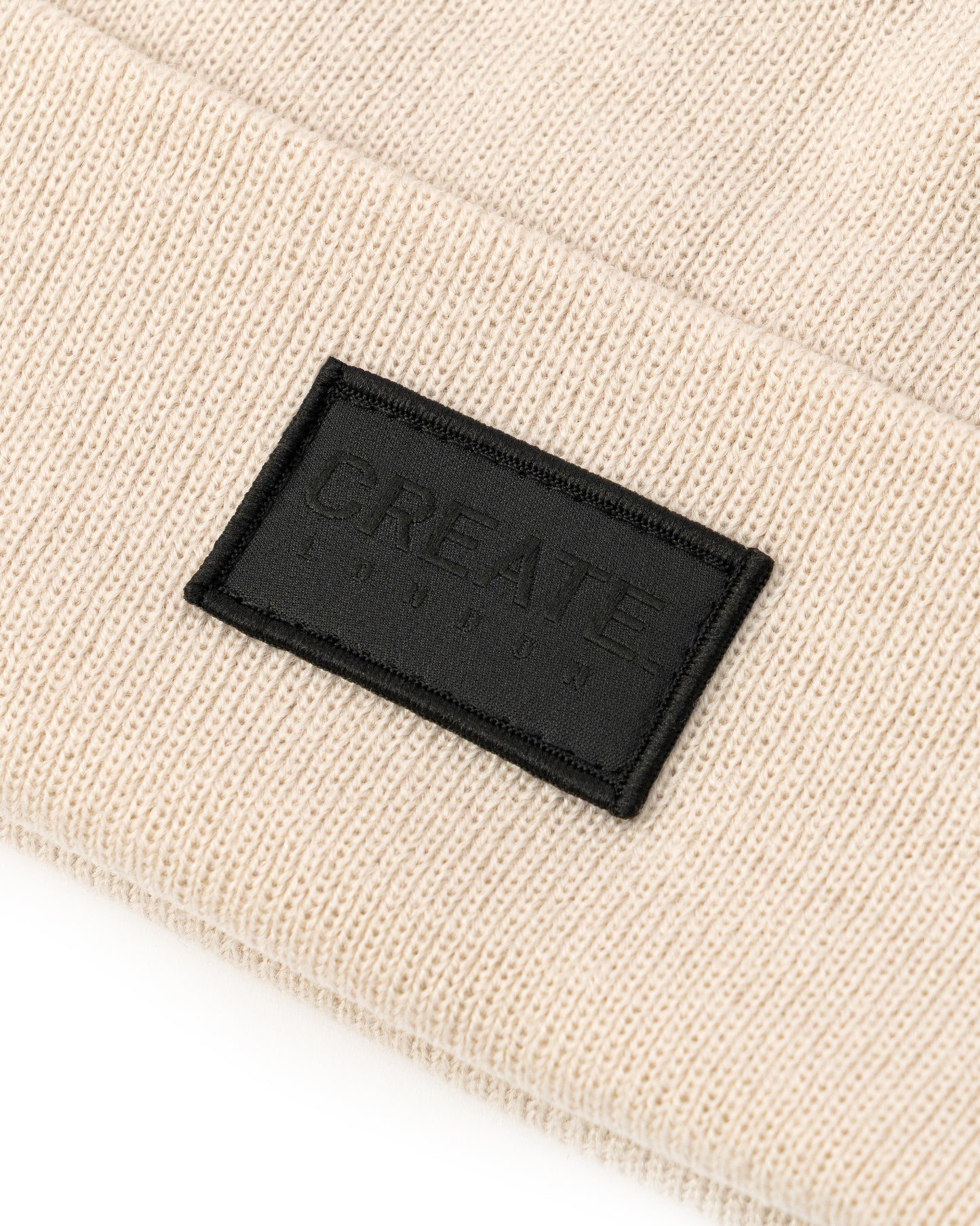 Create. London Cuff Beanie - Bone
