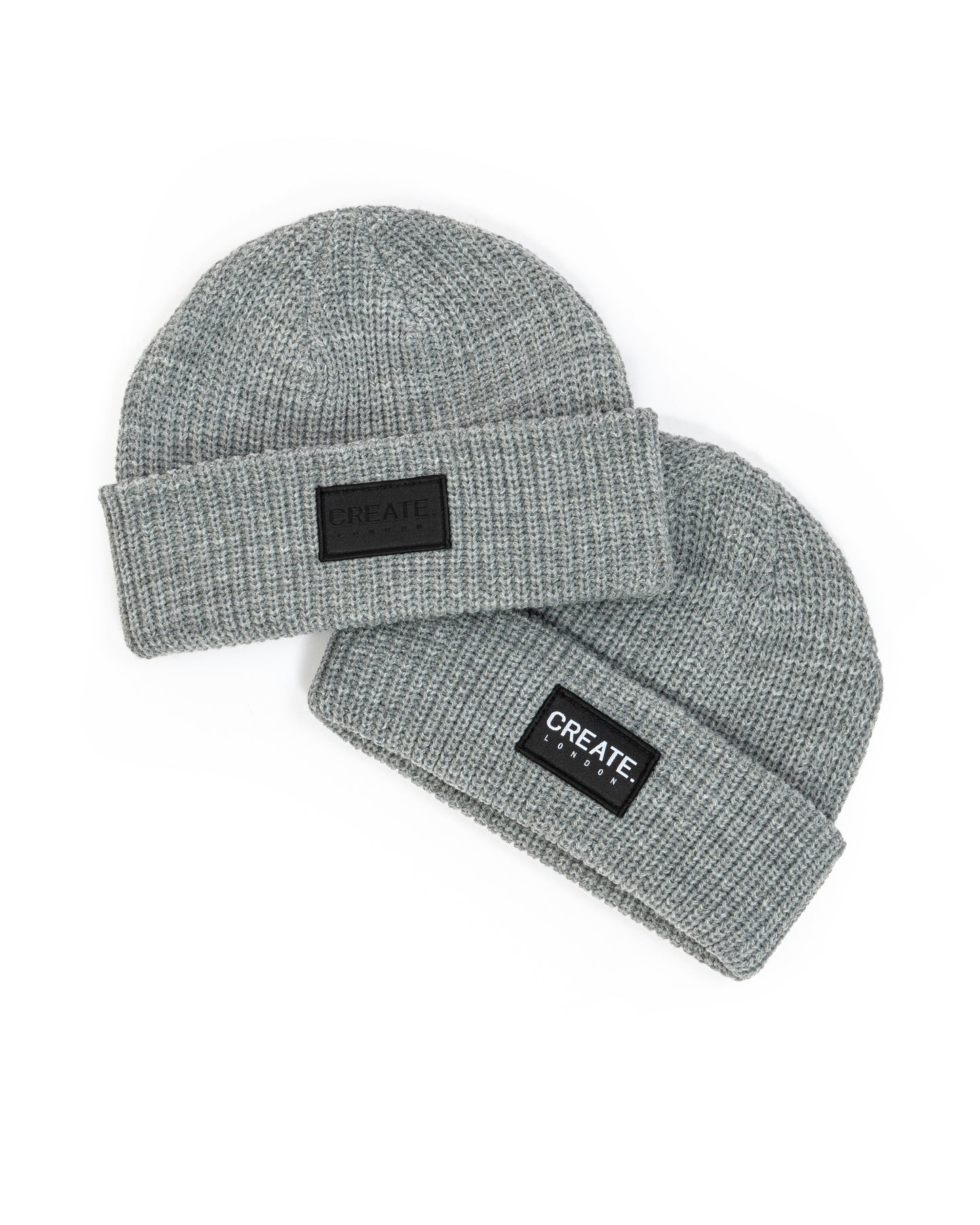 Create. London Cable Beanie - Grey