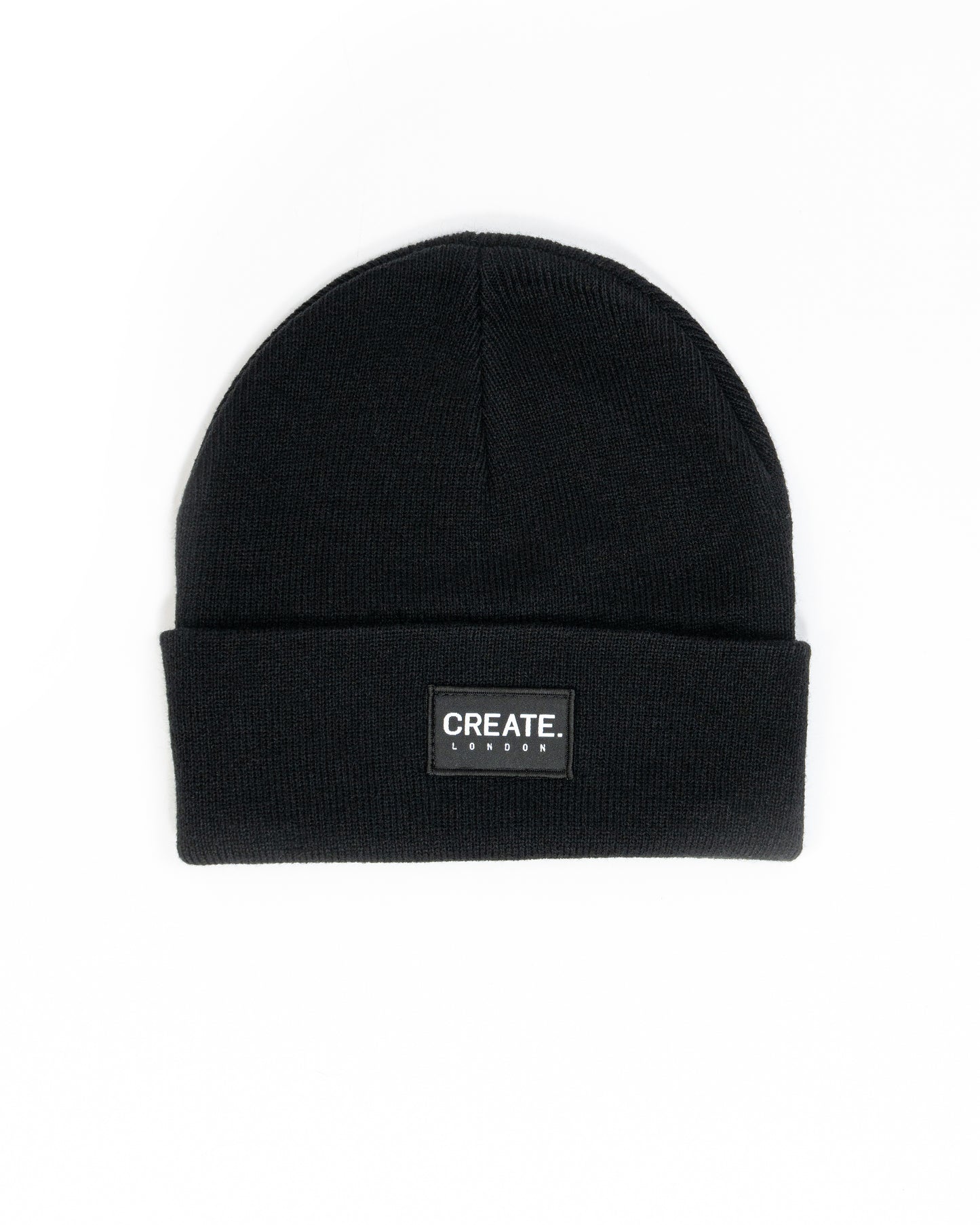 Create. London Cuff Beanie - Black