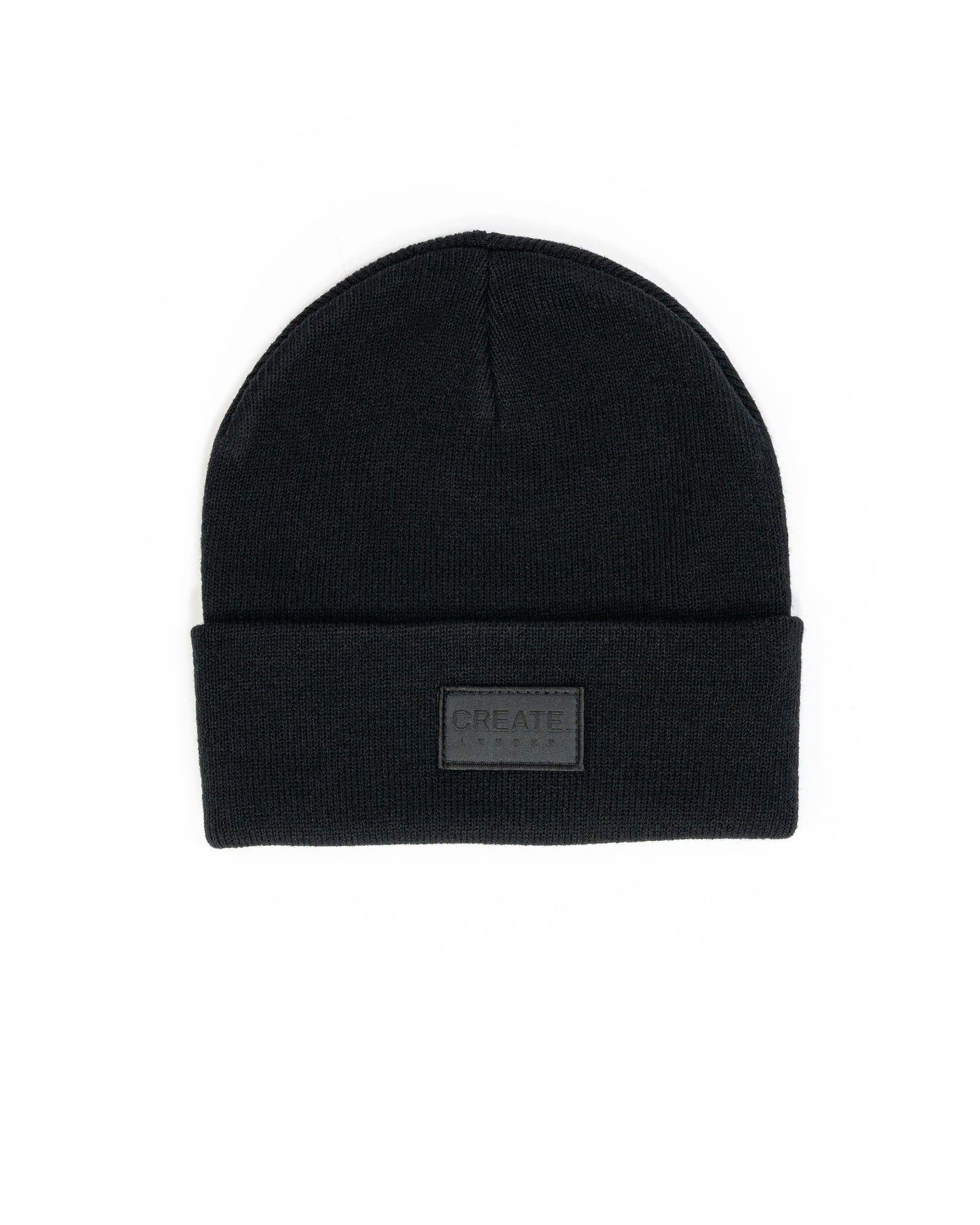 Create. London Cuff Beanie - Black