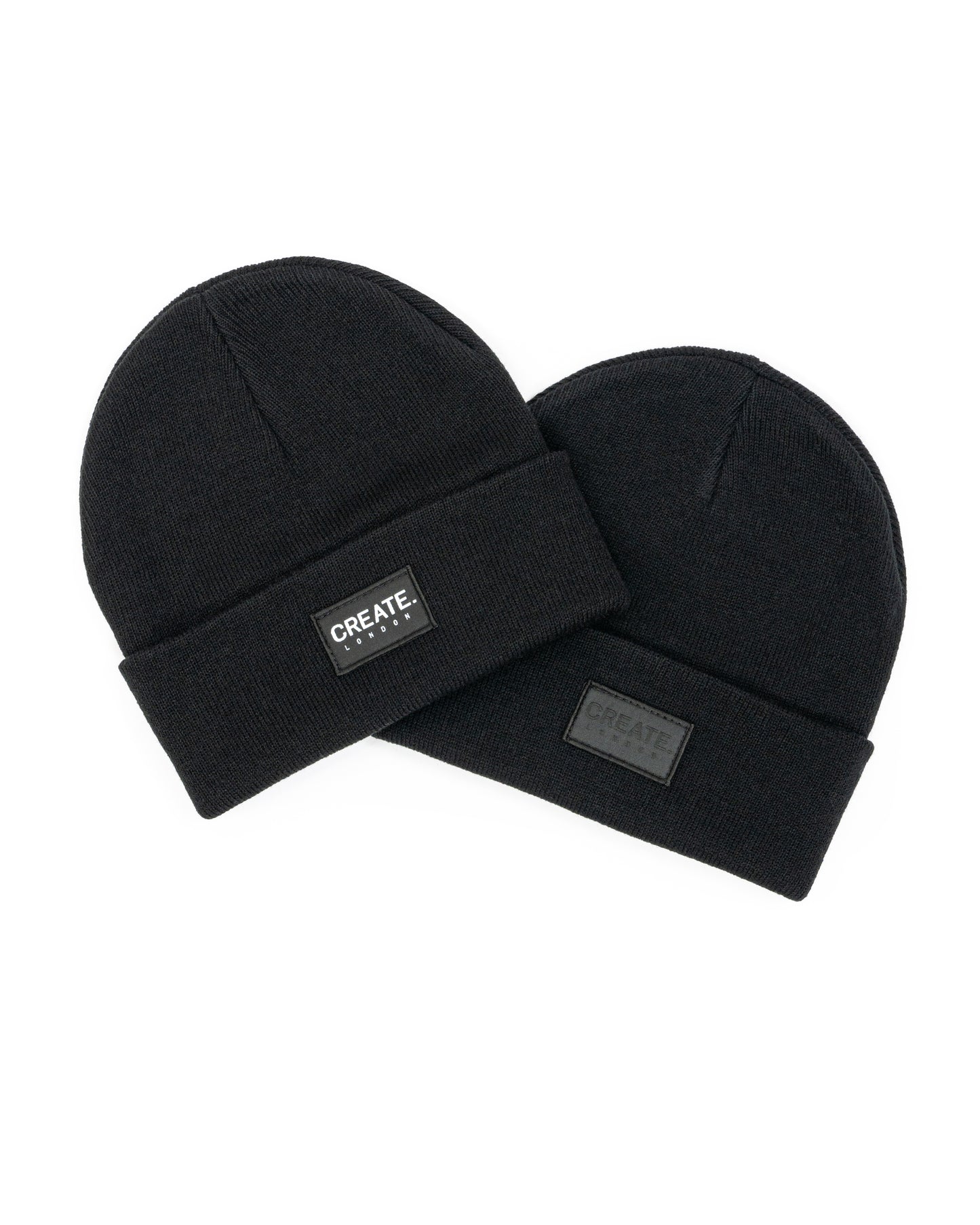 Create. London Cuff Beanie - Black