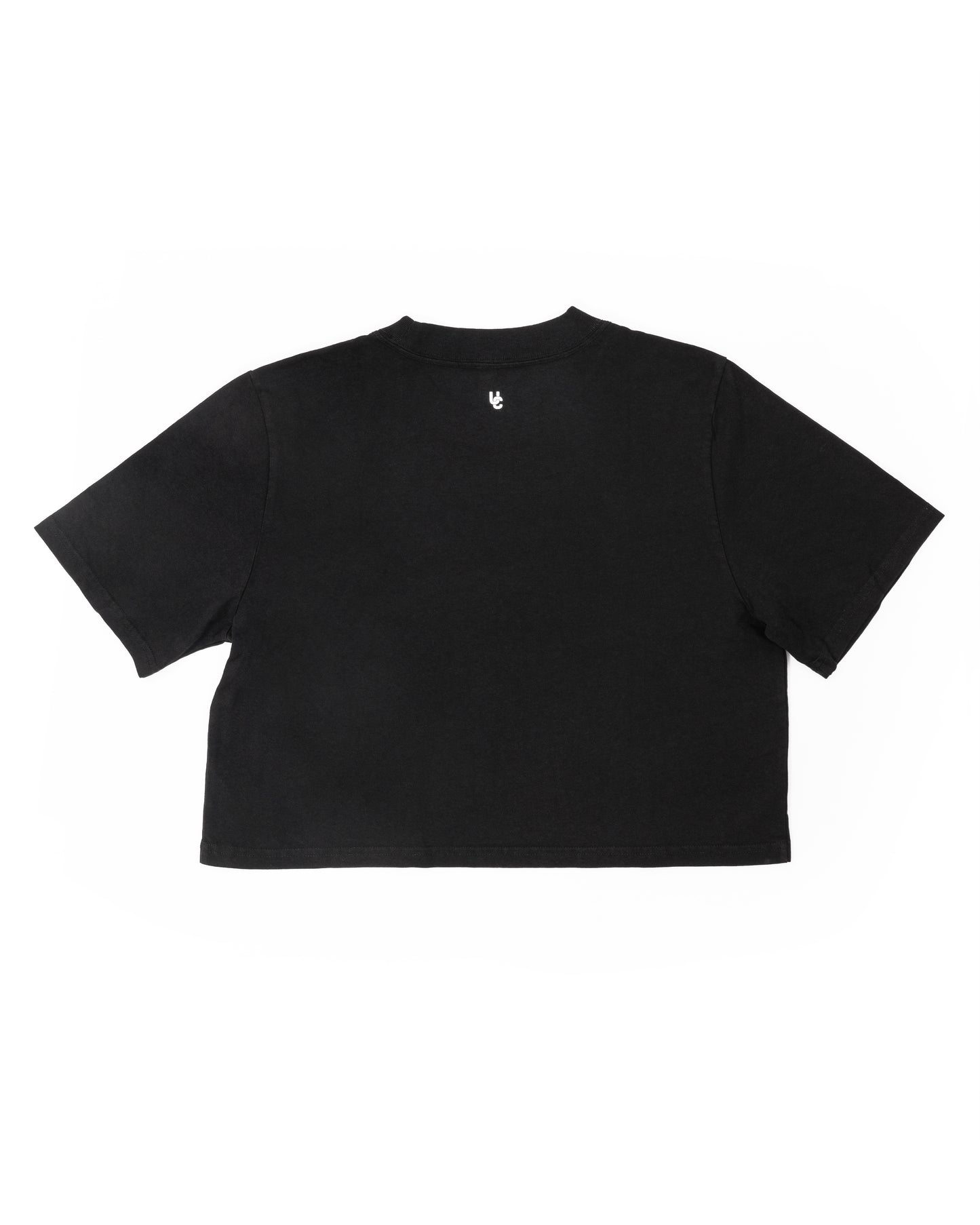CREATE. Essentials Crop T (Faded Black)