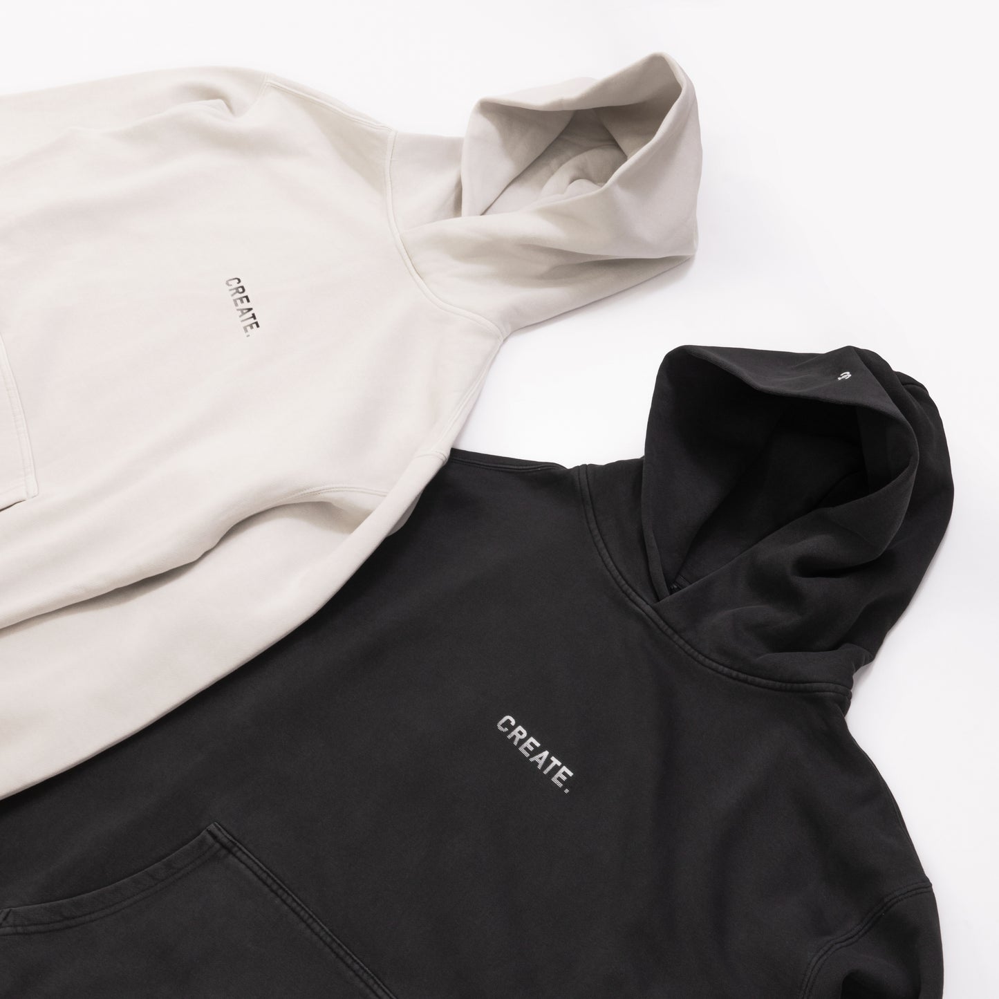 CREATE. Essentials Hood (Faded Bone)