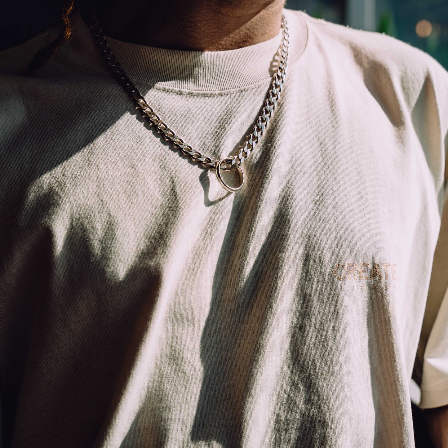 Glitch T Shirt (Faded Bone)