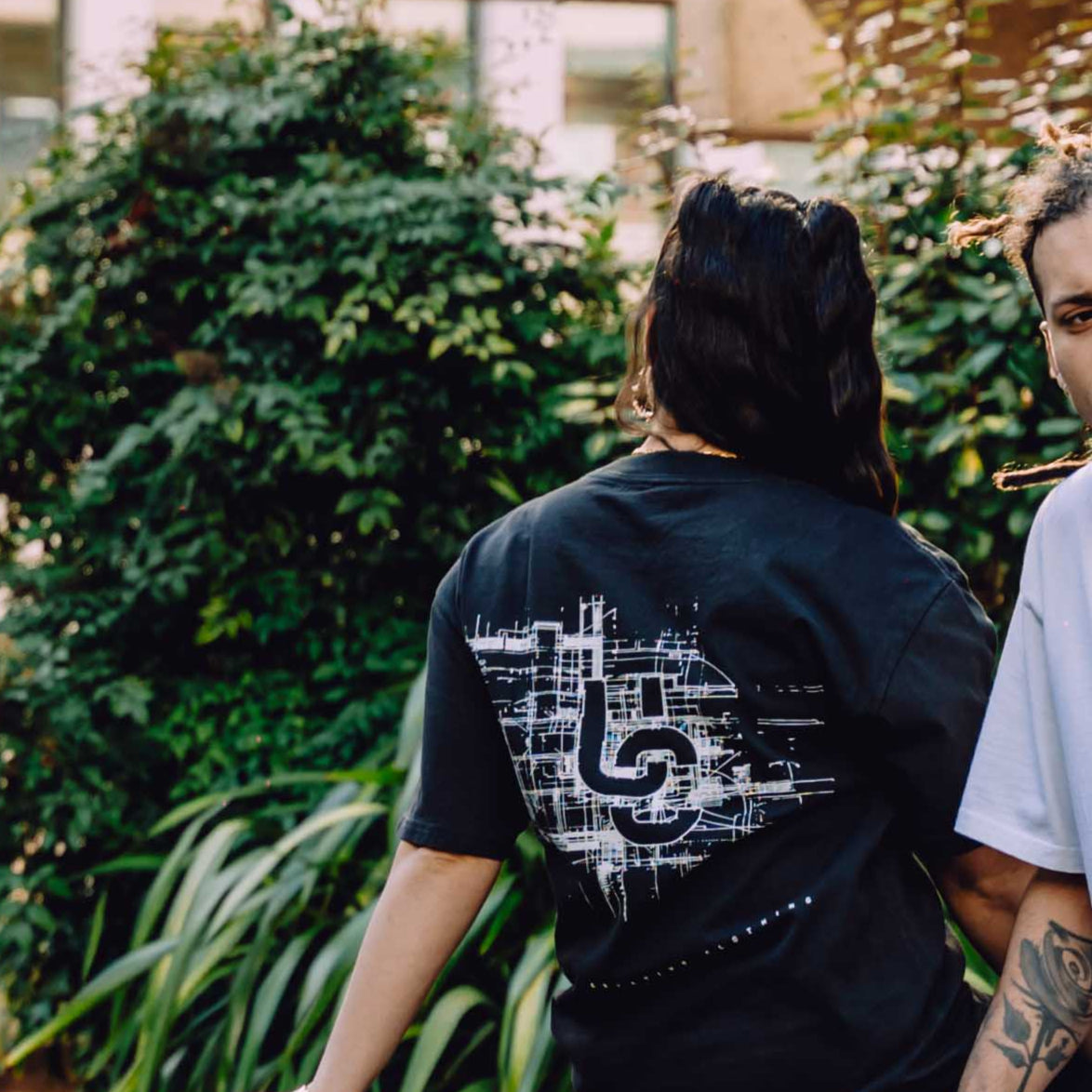 Blueprint T-Shirt (Black / White)