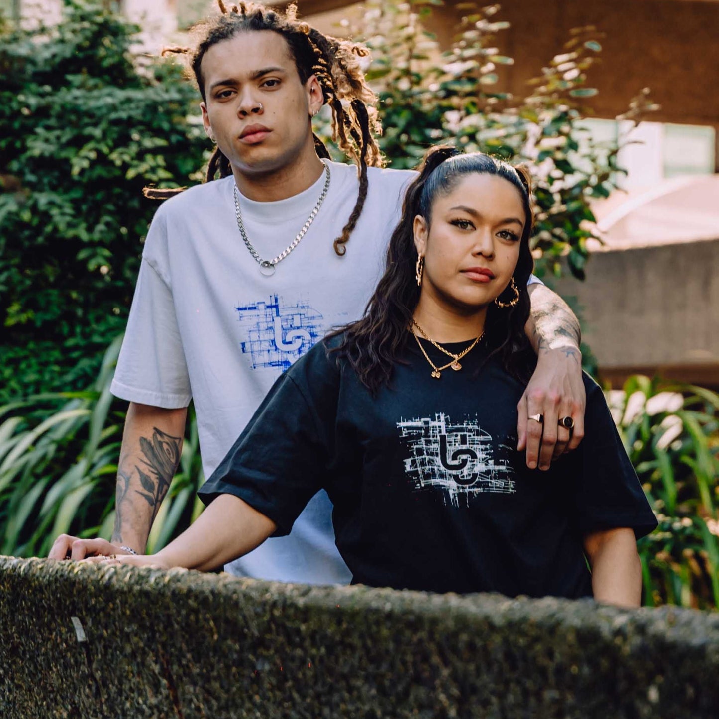 Blueprint T-Shirt (Black / White)