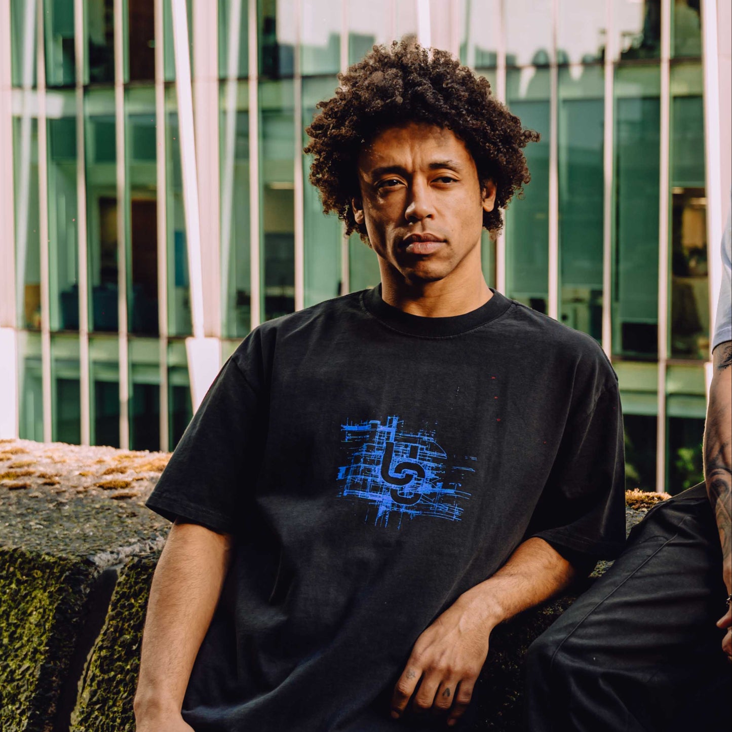 Blueprint T-Shirt (Black / Blue)